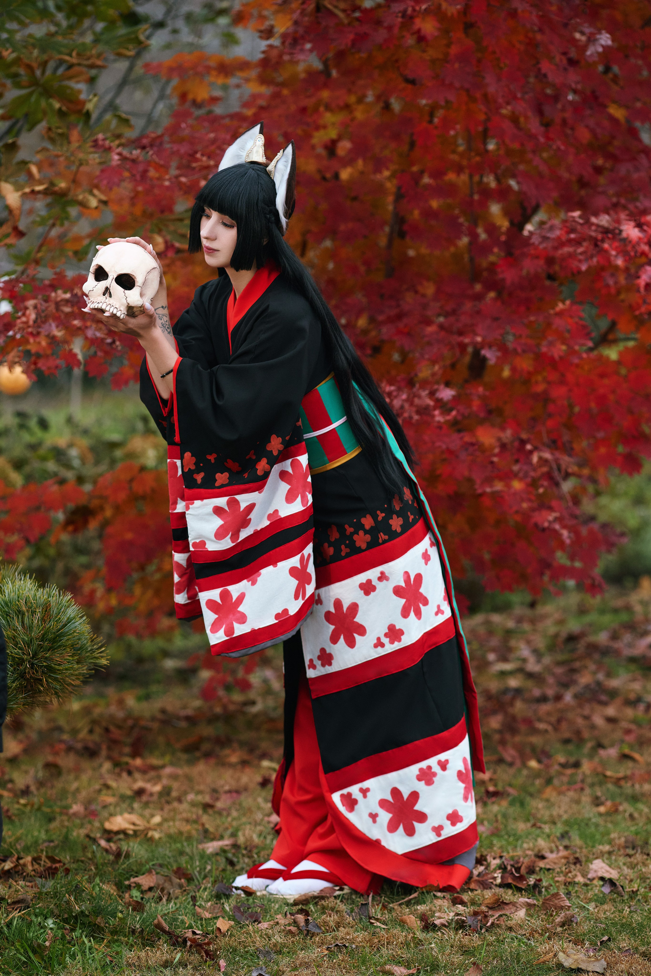 Фотосессия в образе кицунэ, автор снимка - косплей фотограф в Находке Олег Мороз