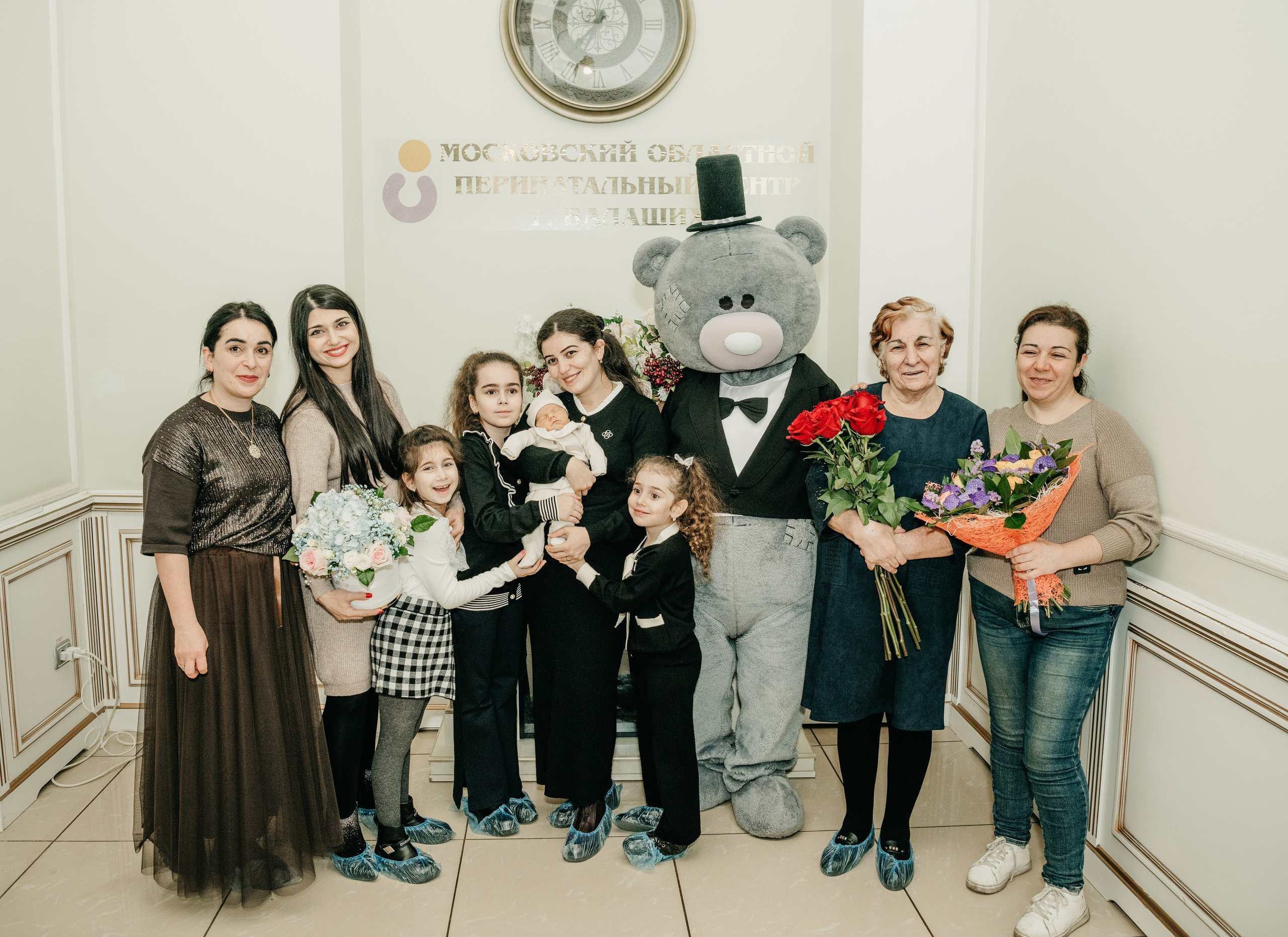 Выписка Вигена. Перинатальный центр в Балашихе. Фотограф на выписку из роддома в Москве и МО