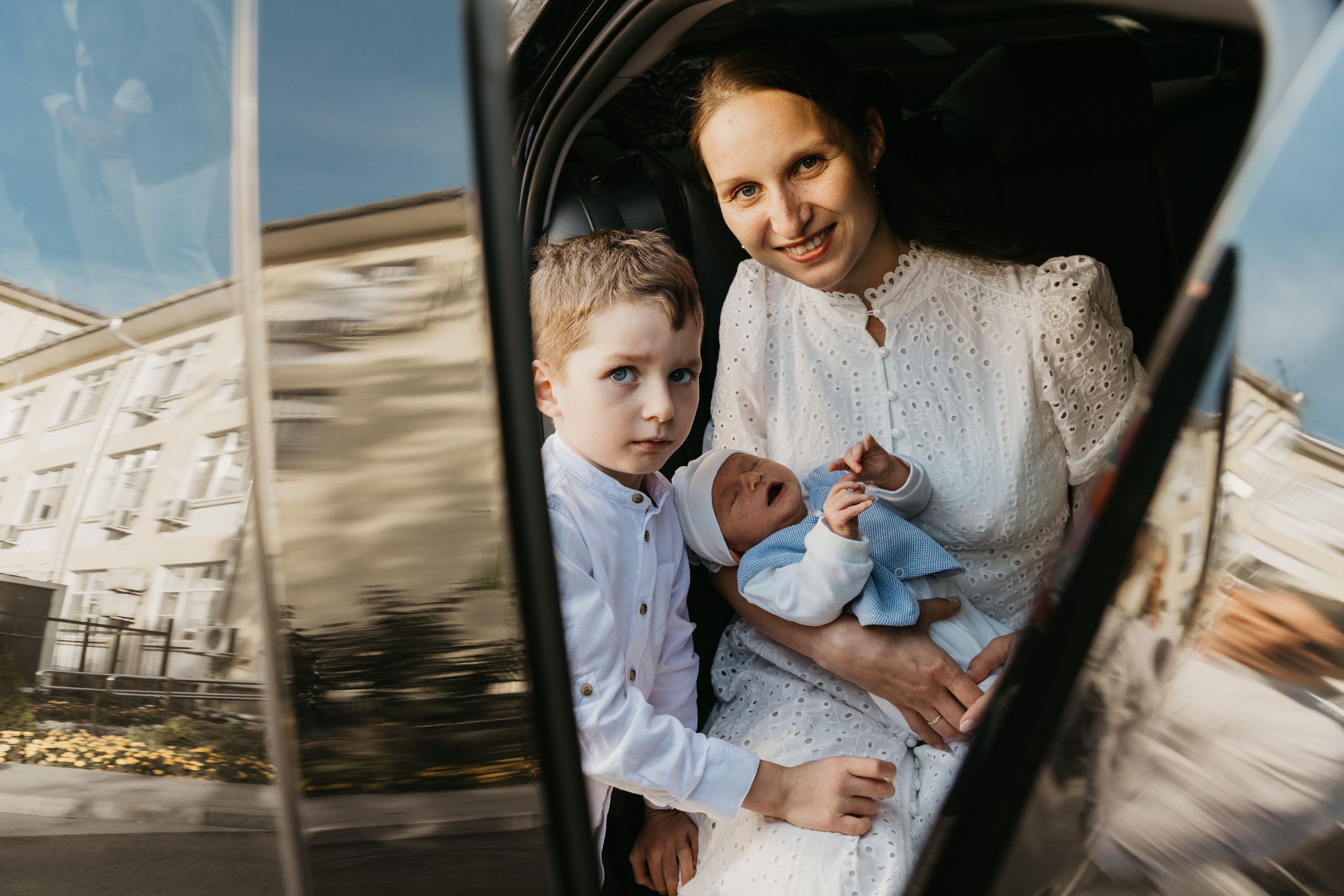 Выписка Павла. Ерамишанцева. Фотограф на выписку из роддома в Москве и МО