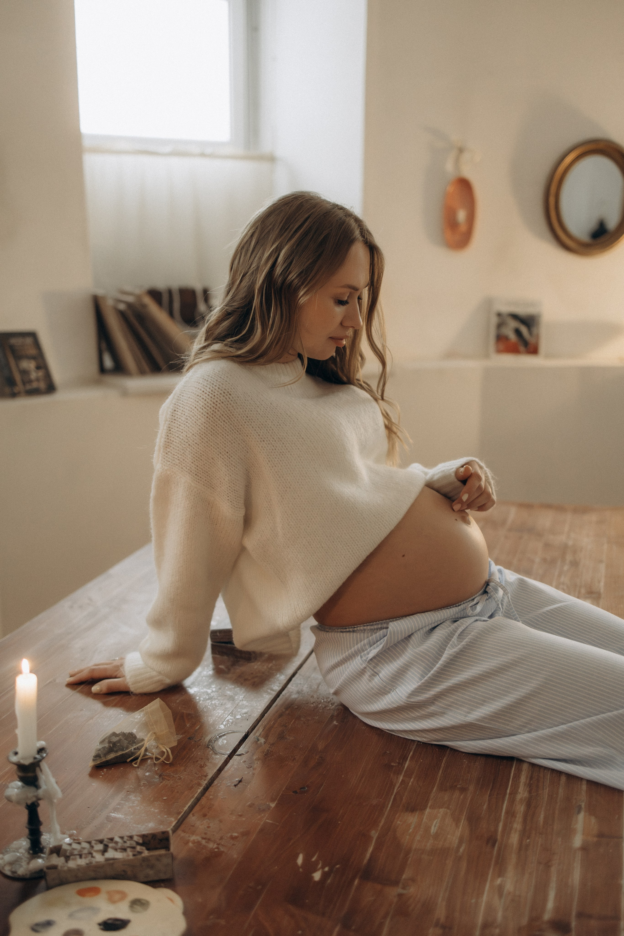 Фотосессия беременности в гончарной мастерской. Семейный фотограф Москва Юлиана Фетисова