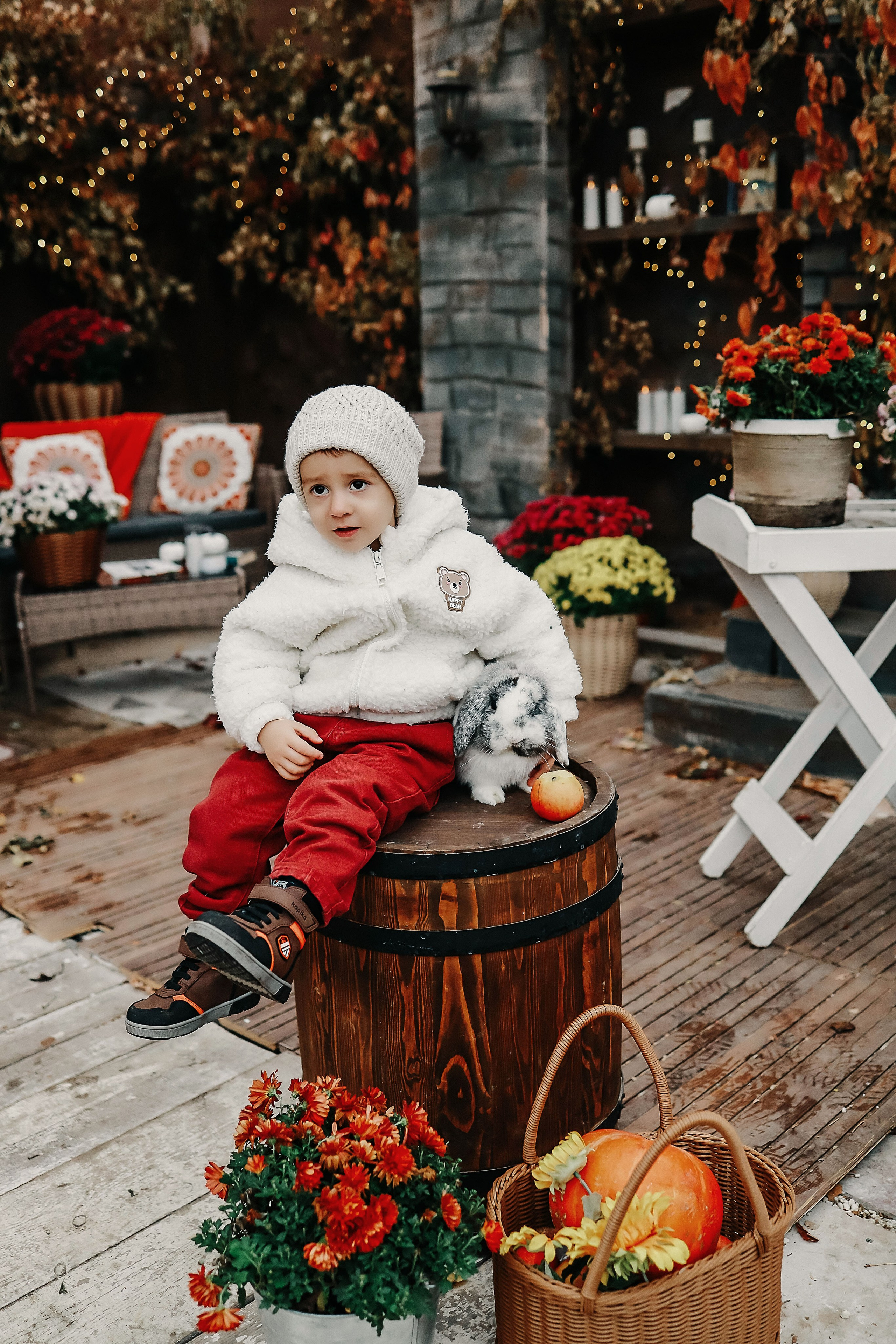 Осенняя фотосессия с кроликом!. Иванова Ирина Свадебный и семейный фотограф г. Уфа