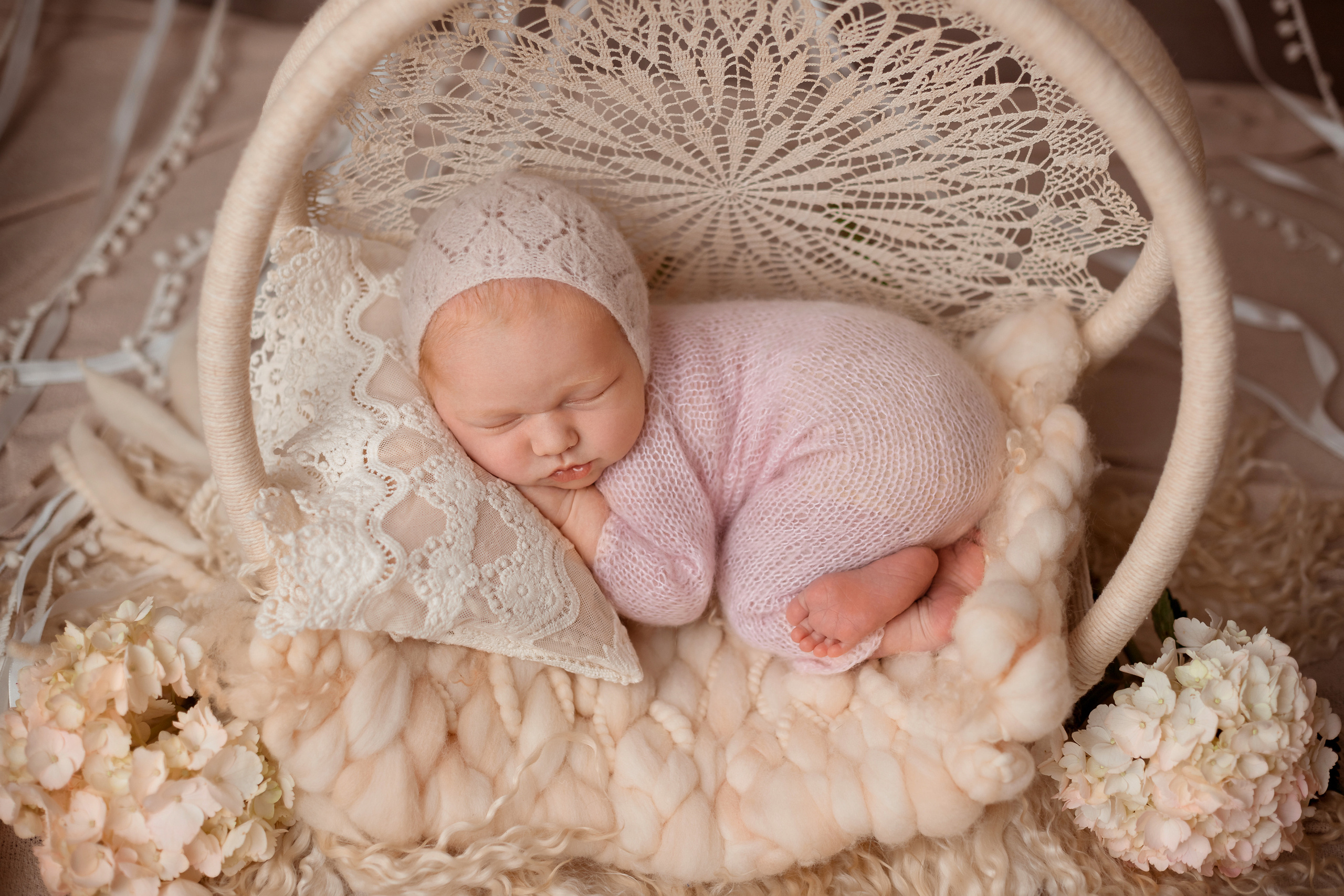 Злата 10 дней (выездная съемка). Детский, семейный и фотограф новорождённых в Ярославле Анна Салова