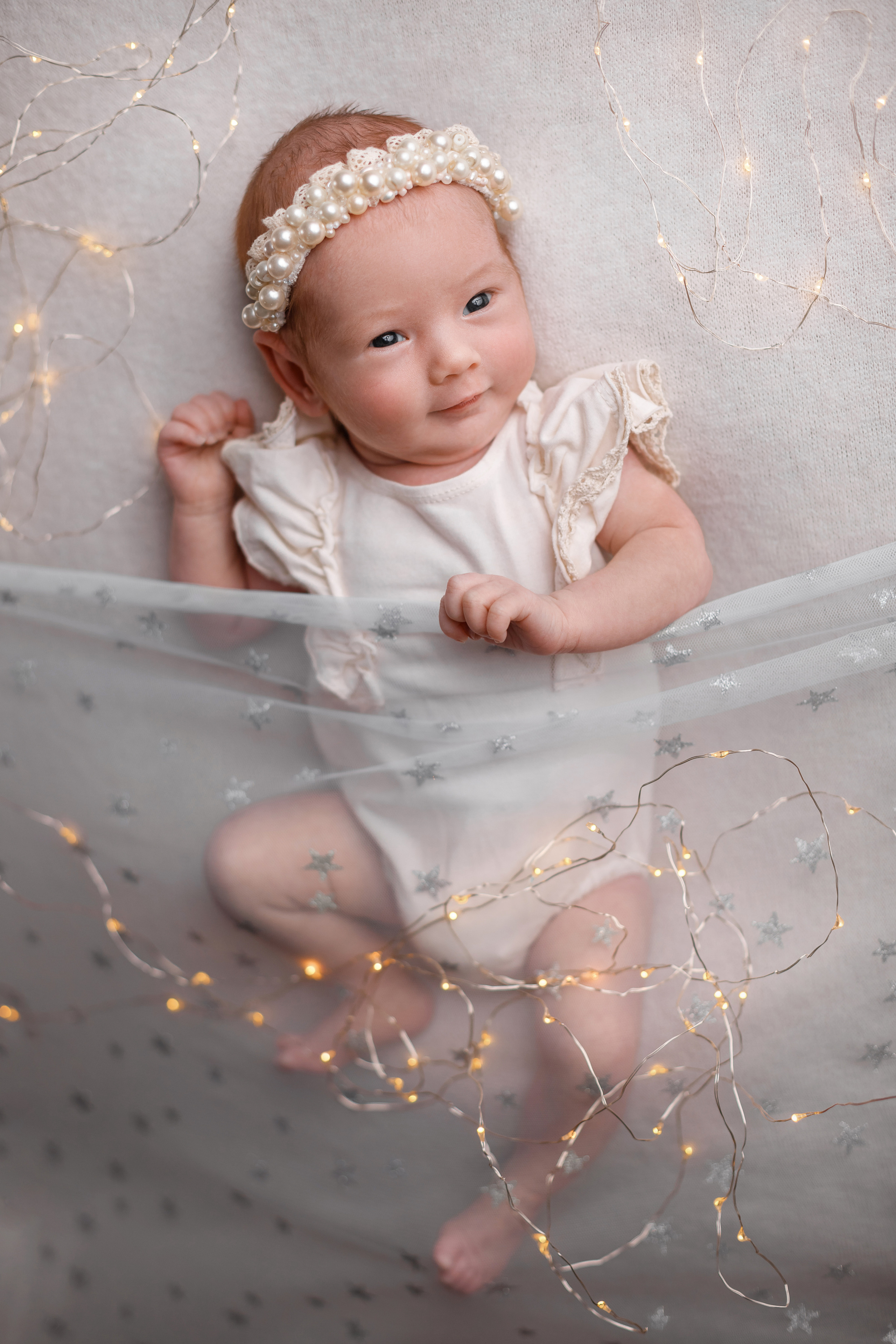 Варенька 24 дня (съемка в студии). Детский, семейный и фотограф новорождённых в Ярославле Анна Салова