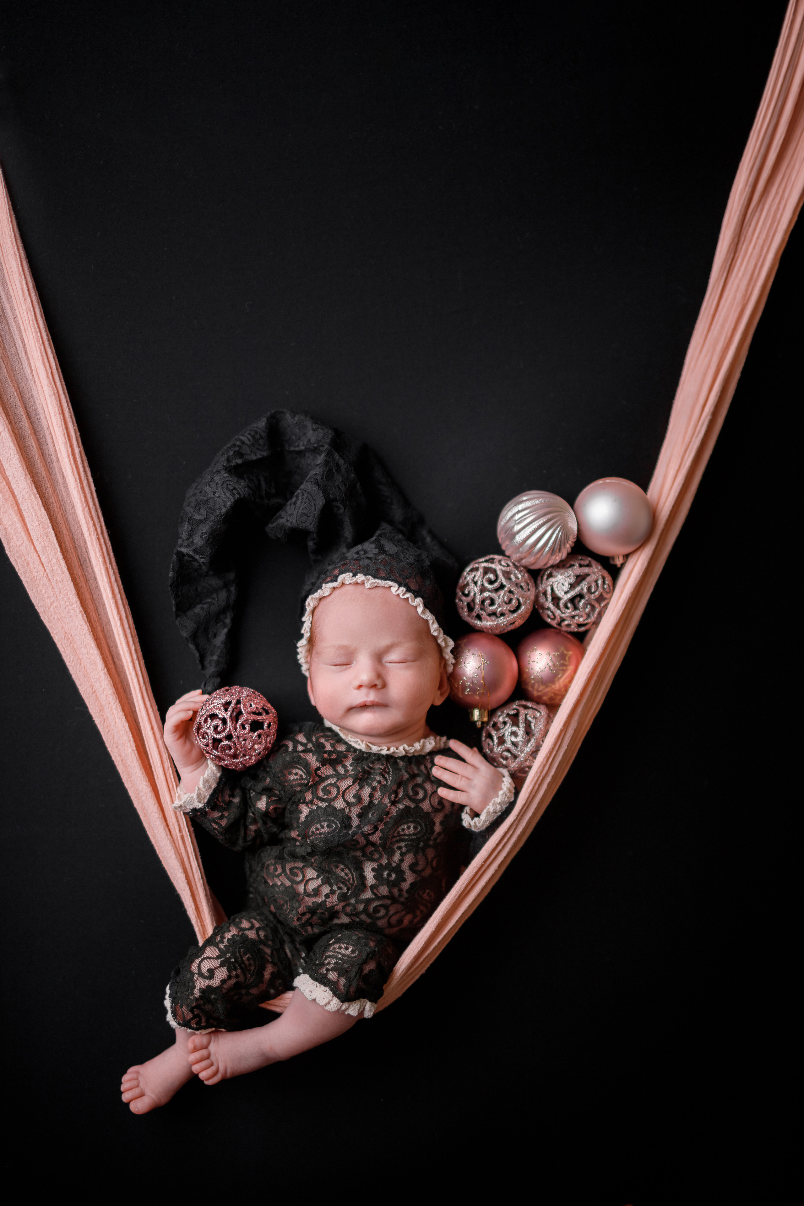 Варенька 24 дня (съемка в студии). Детский, семейный и фотограф новорождённых в Ярославле Анна Салова