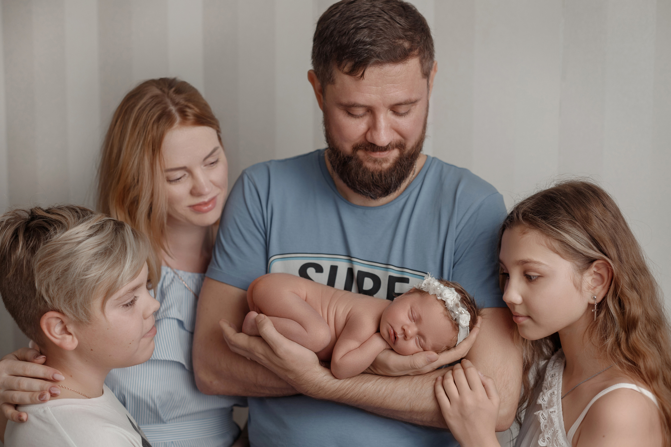 Съёмка Newborn в стиле lifestyle у вас дома. Детский, семейный и фотограф новорождённых в Ярославле Анна Салова