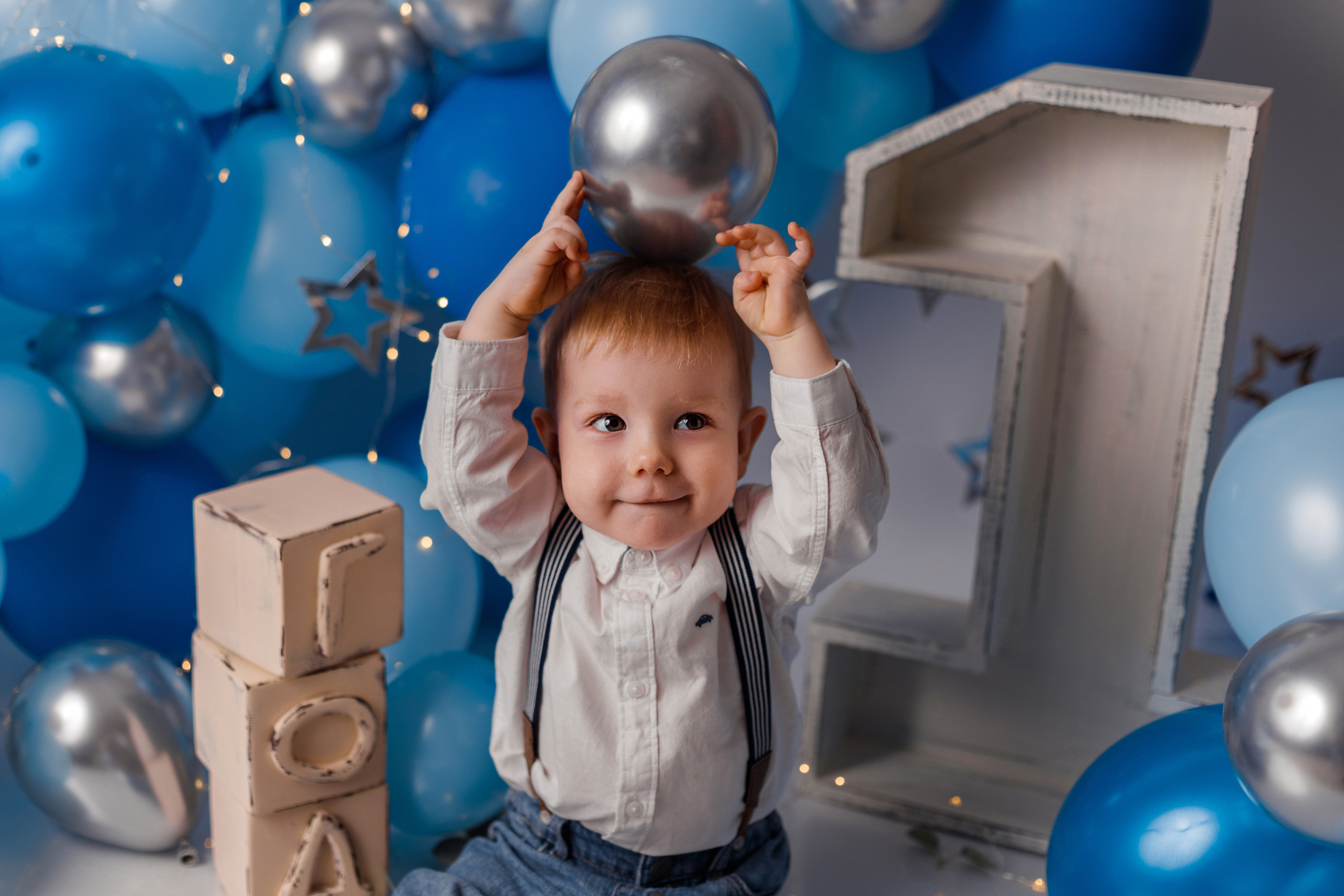 Андрюша 1 год — Годовасие под ключ. Детский, семейный и фотограф новорождённых в Ярославле Анна Салова