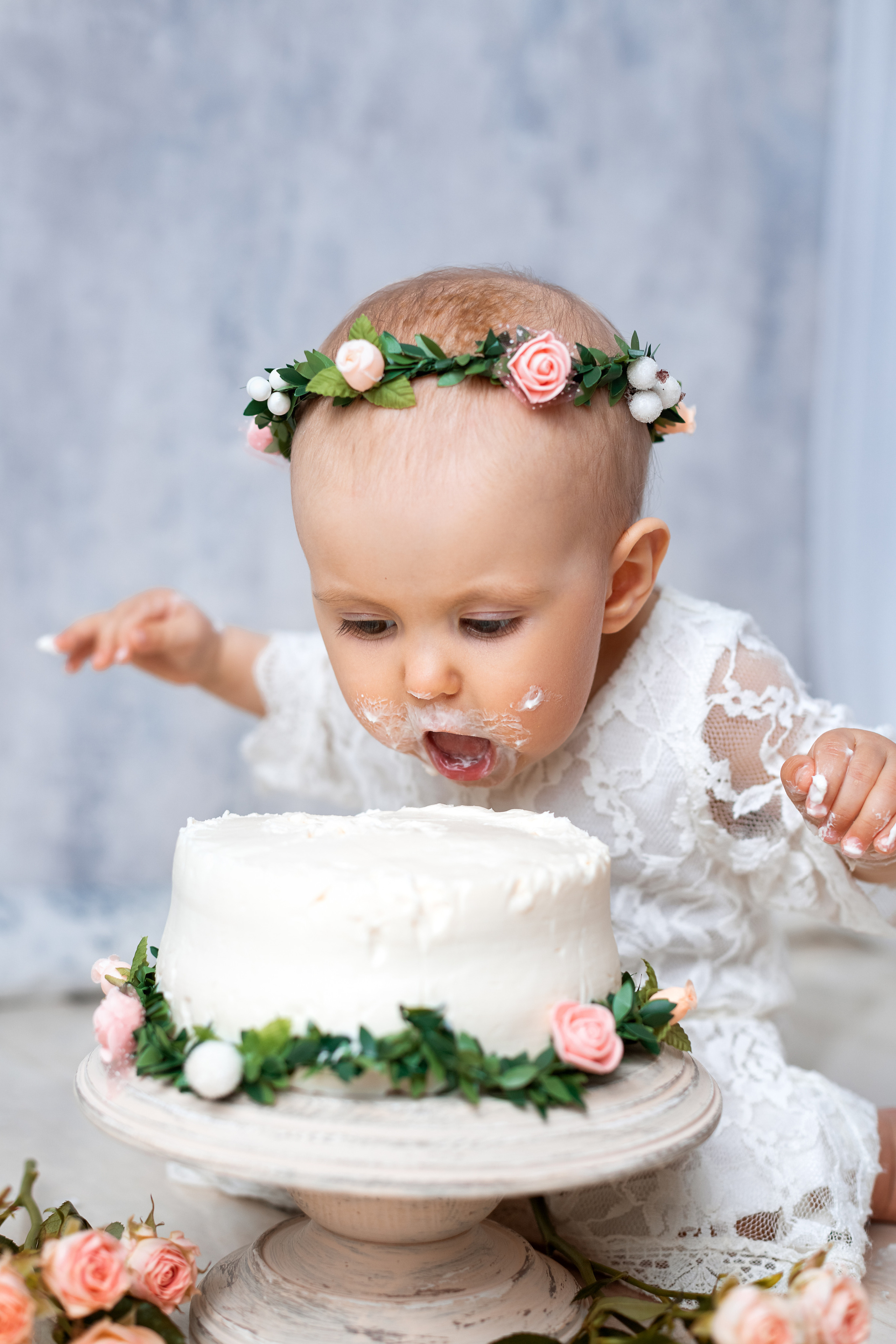 Ева 1 год — Годовасие под ключ. Детский, семейный и фотограф новорождённых в Ярославле Анна Салова