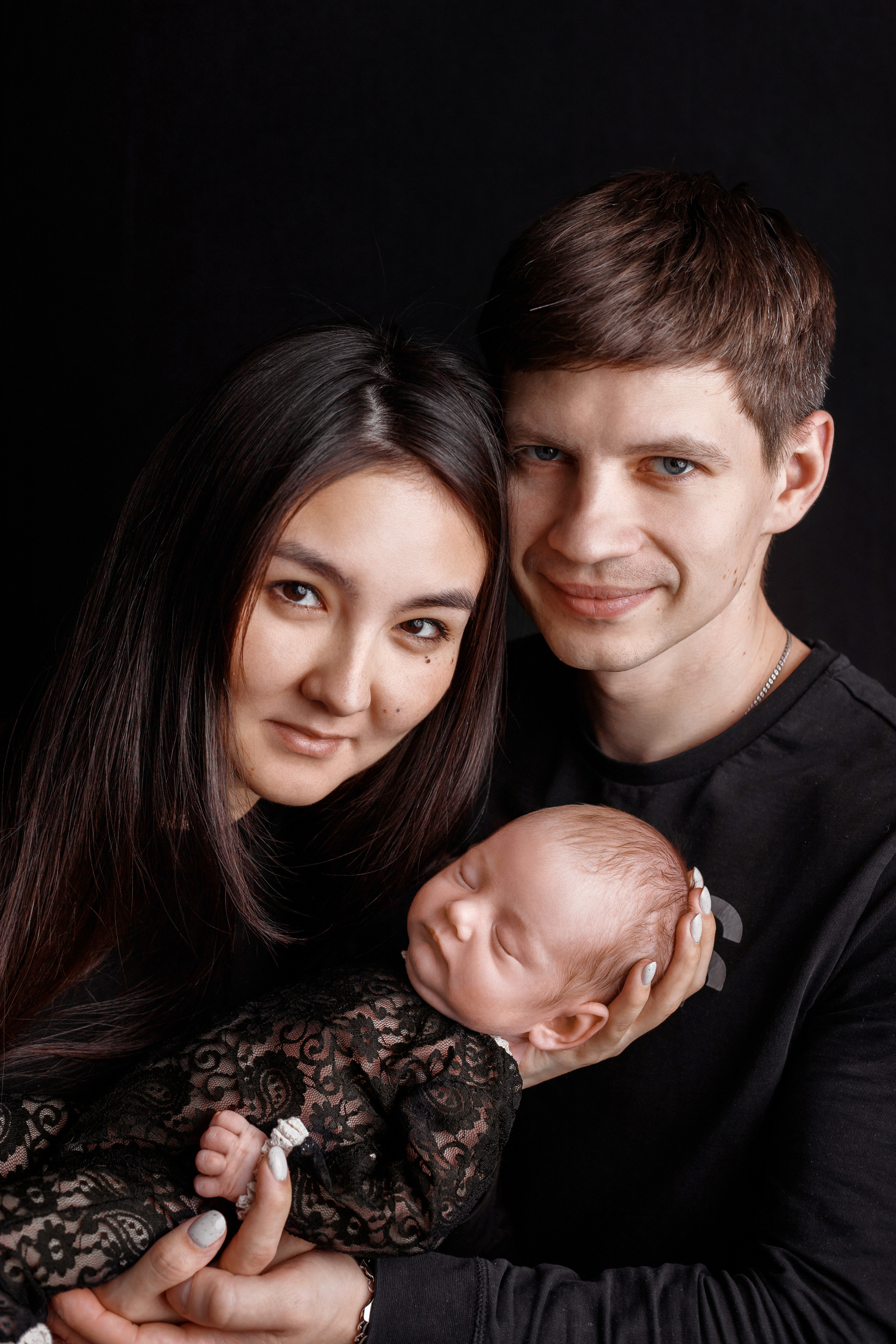 Варенька 24 дня (съемка в студии). Детский, семейный и фотограф новорождённых в Ярославле Анна Салова