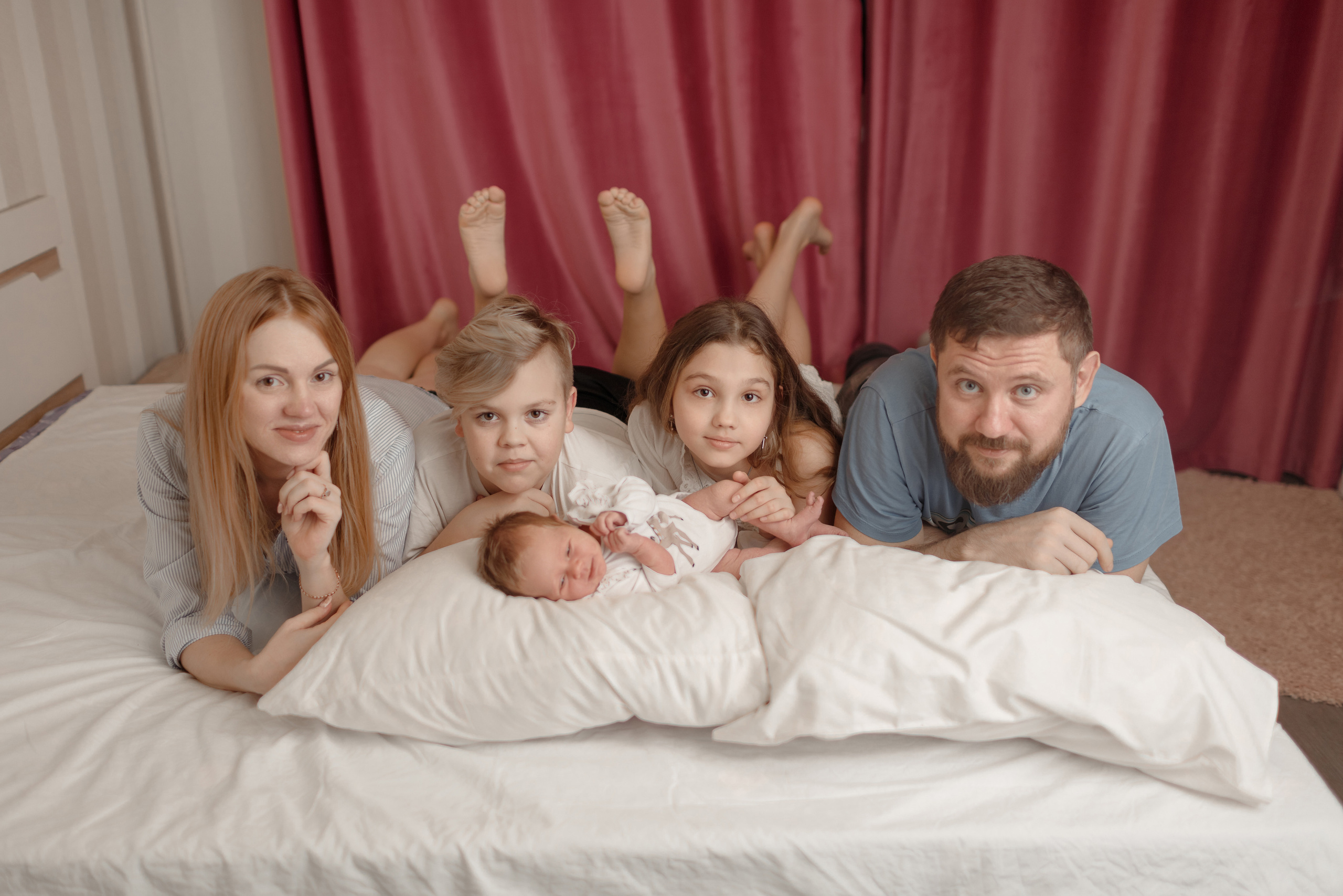 Съёмка Newborn в стиле lifestyle у вас дома. Детский, семейный и фотограф новорождённых в Ярославле Анна Салова