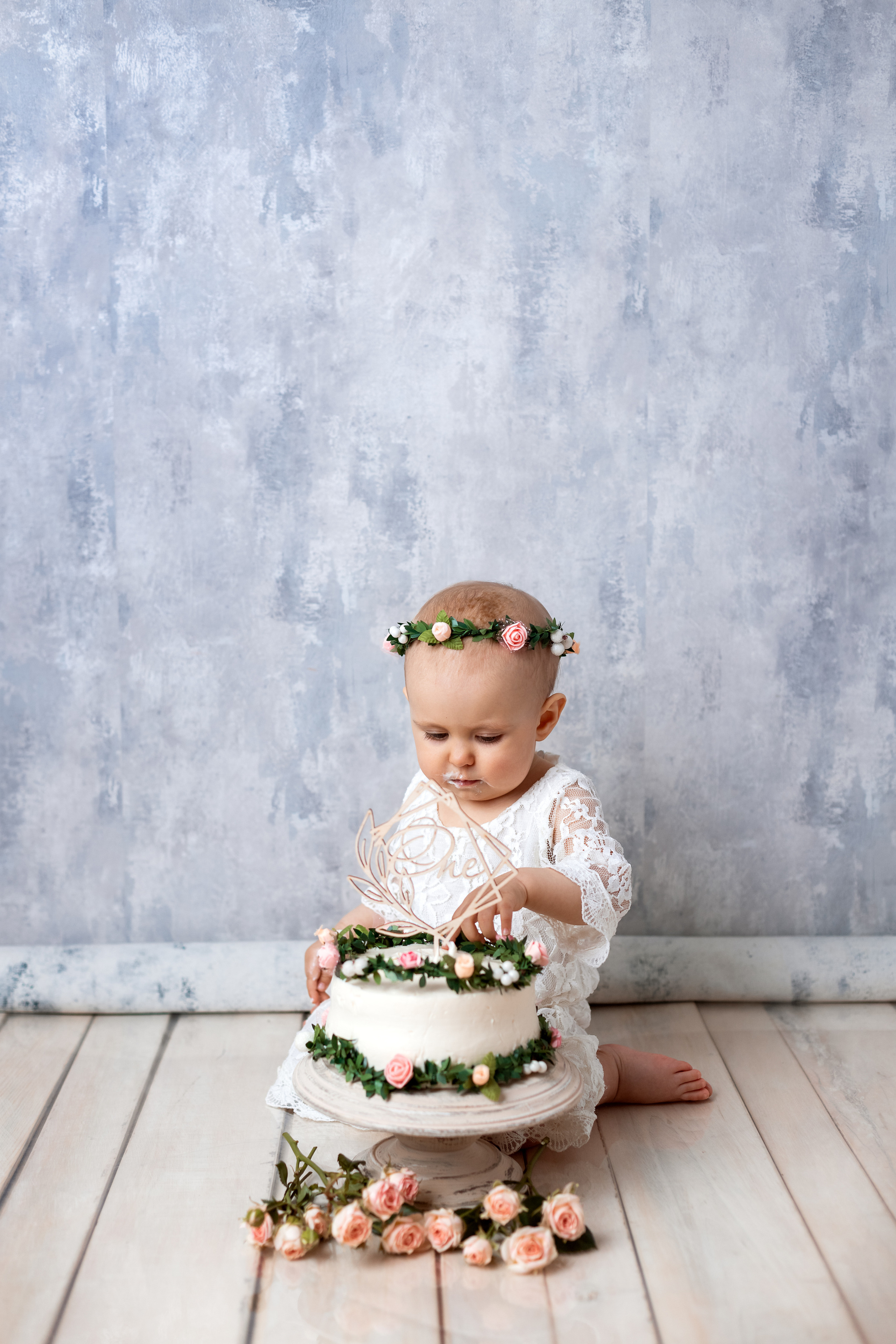 Ева 1 год — Годовасие под ключ. Детский, семейный и фотограф новорождённых в Ярославле Анна Салова