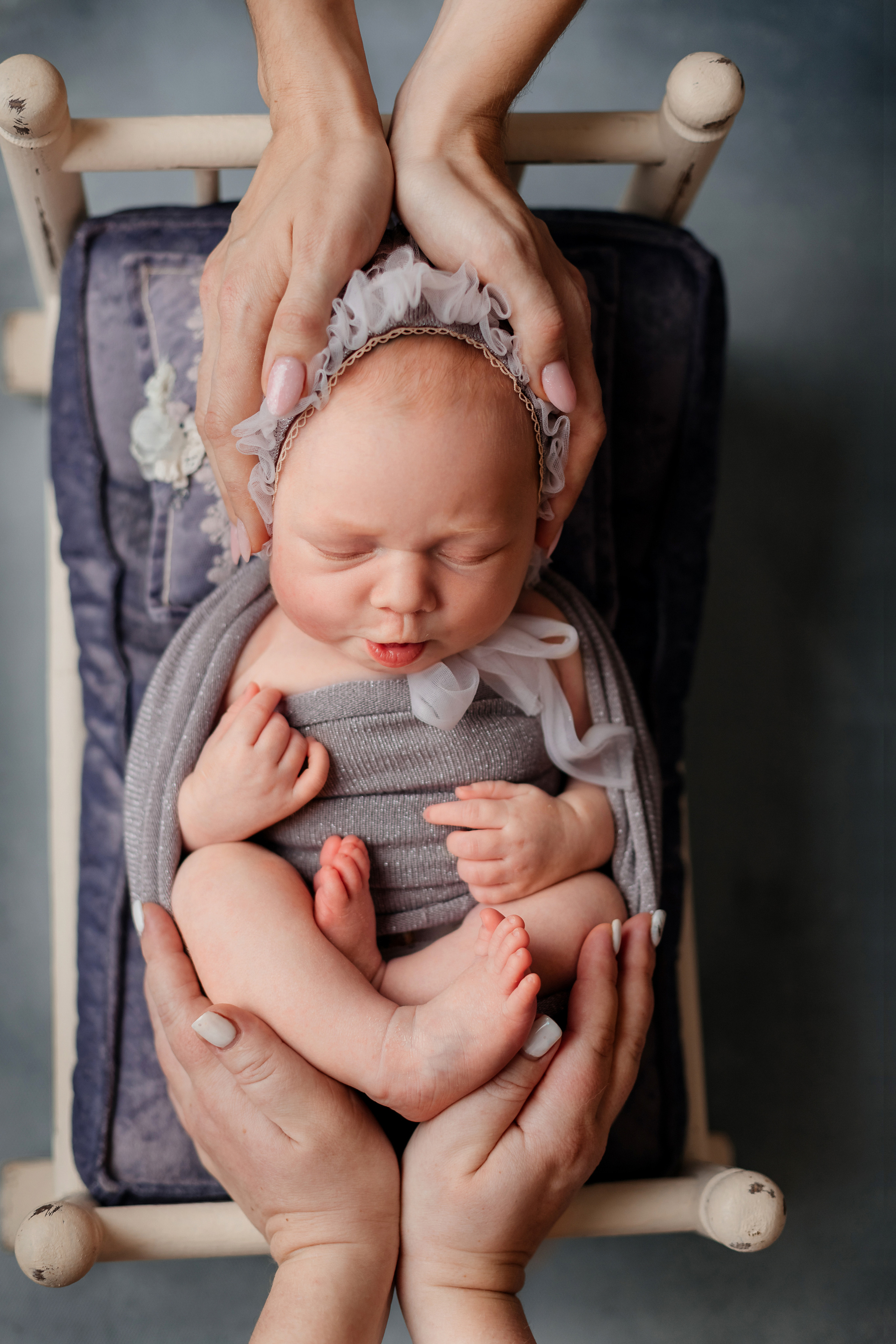 Злата 10 дней (выездная съемка). Детский, семейный и фотограф новорождённых в Ярославле Анна Салова