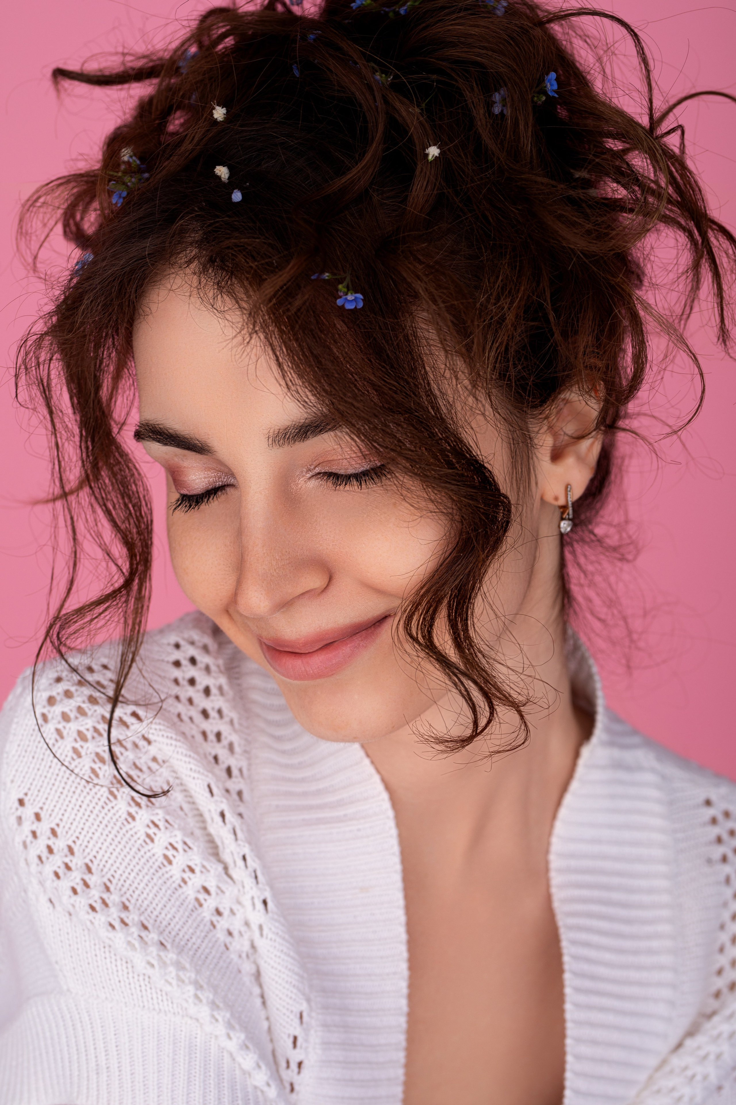 Съемка в студии на циклораме с Анастасией в формате для «себя»