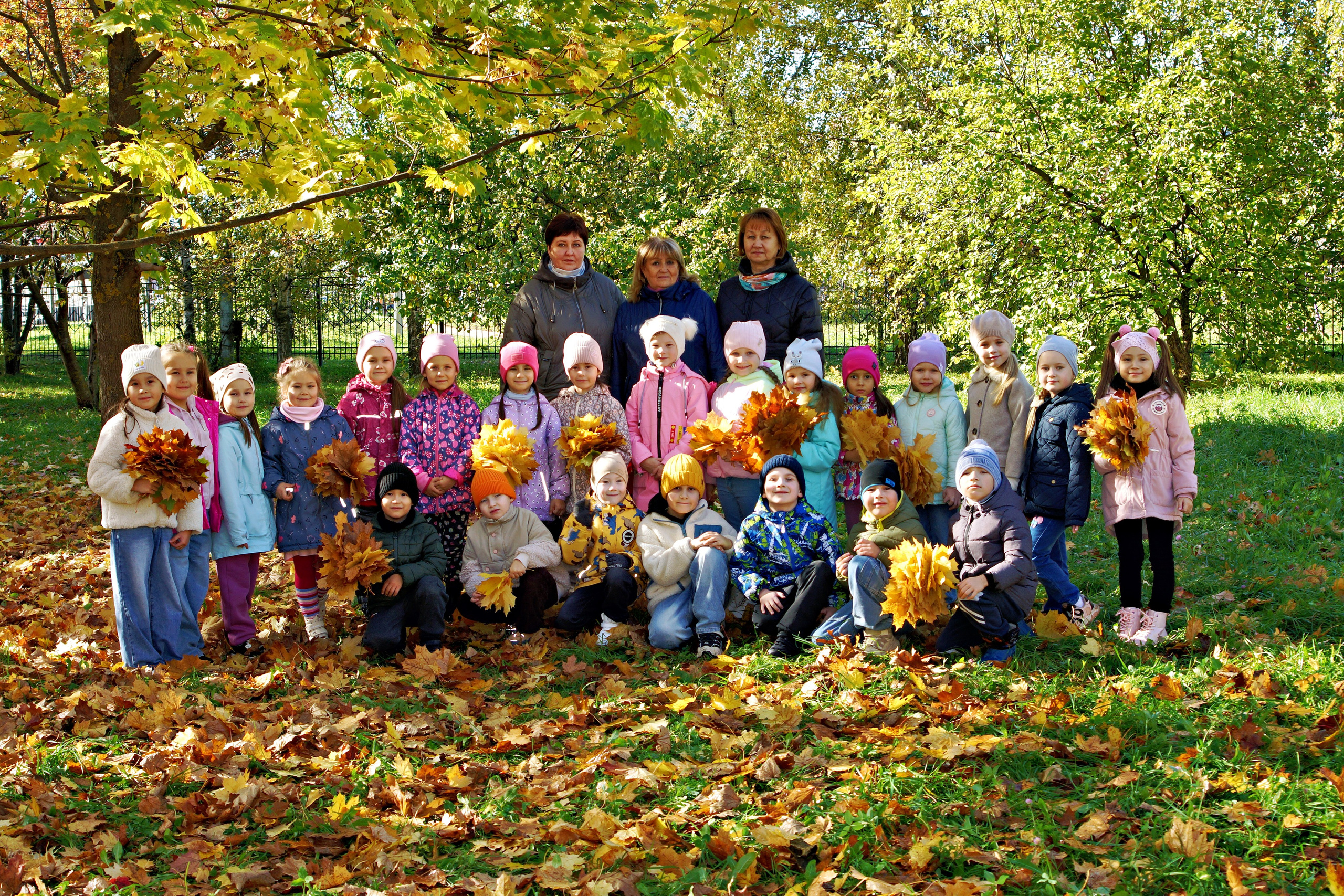 Осенняя фотосессия в детском саду г. Йошкар-Ола