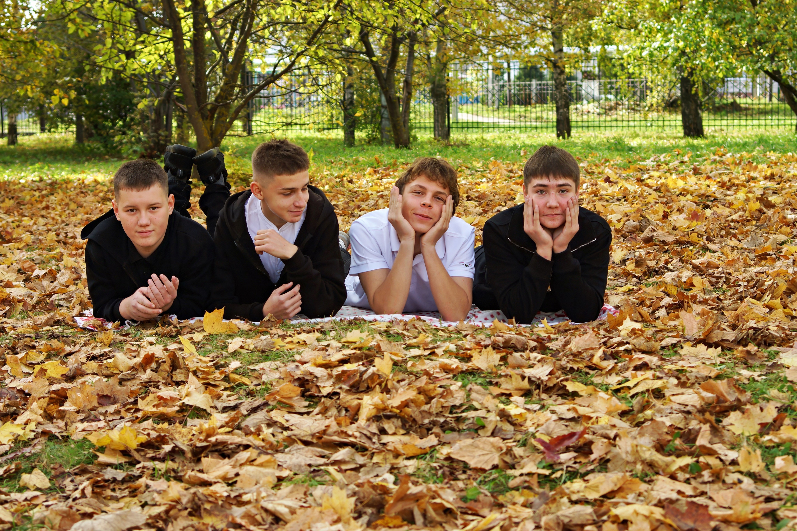 Осенняя фотосессия в школе г. Йошкар-Ола