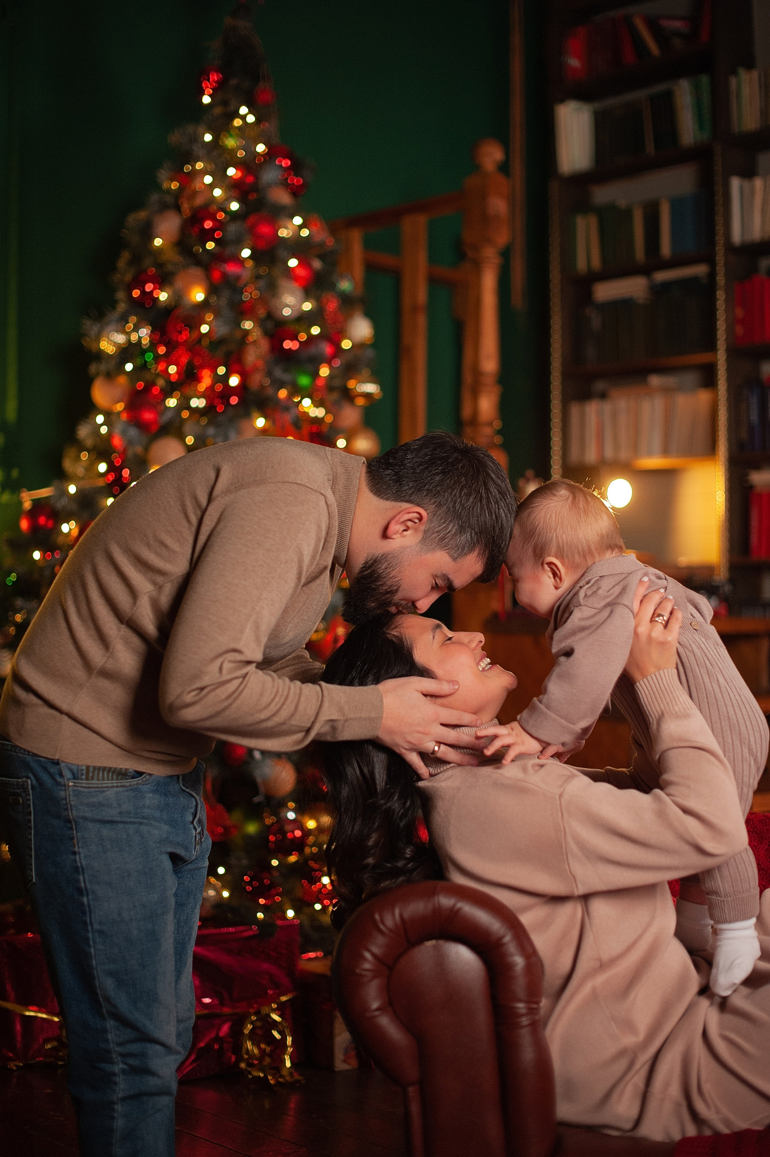 Новый год с мамой и папой. Семейный и детский фотограф в Казани Виктория Мерхи