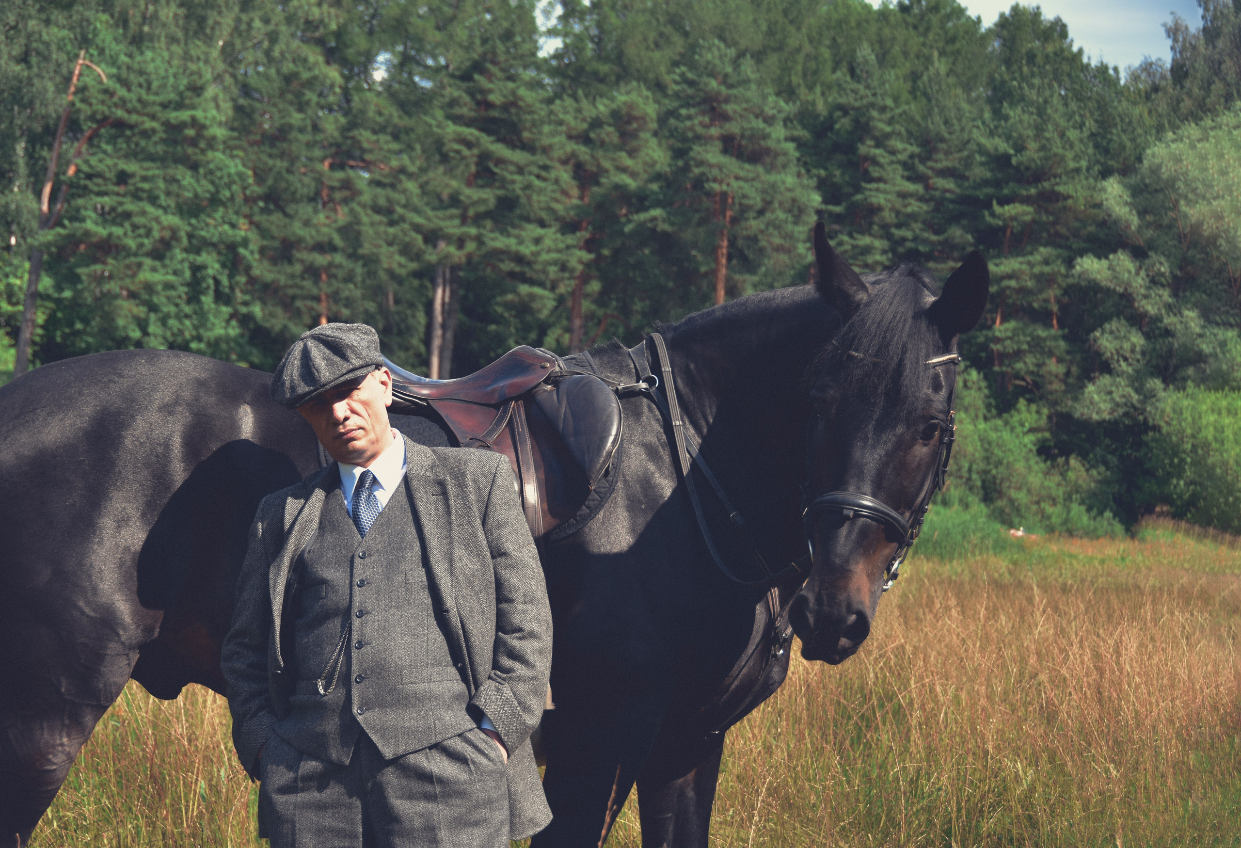 Рафаэль и Султан. Peaky Blinders. Конный фотограф Москва