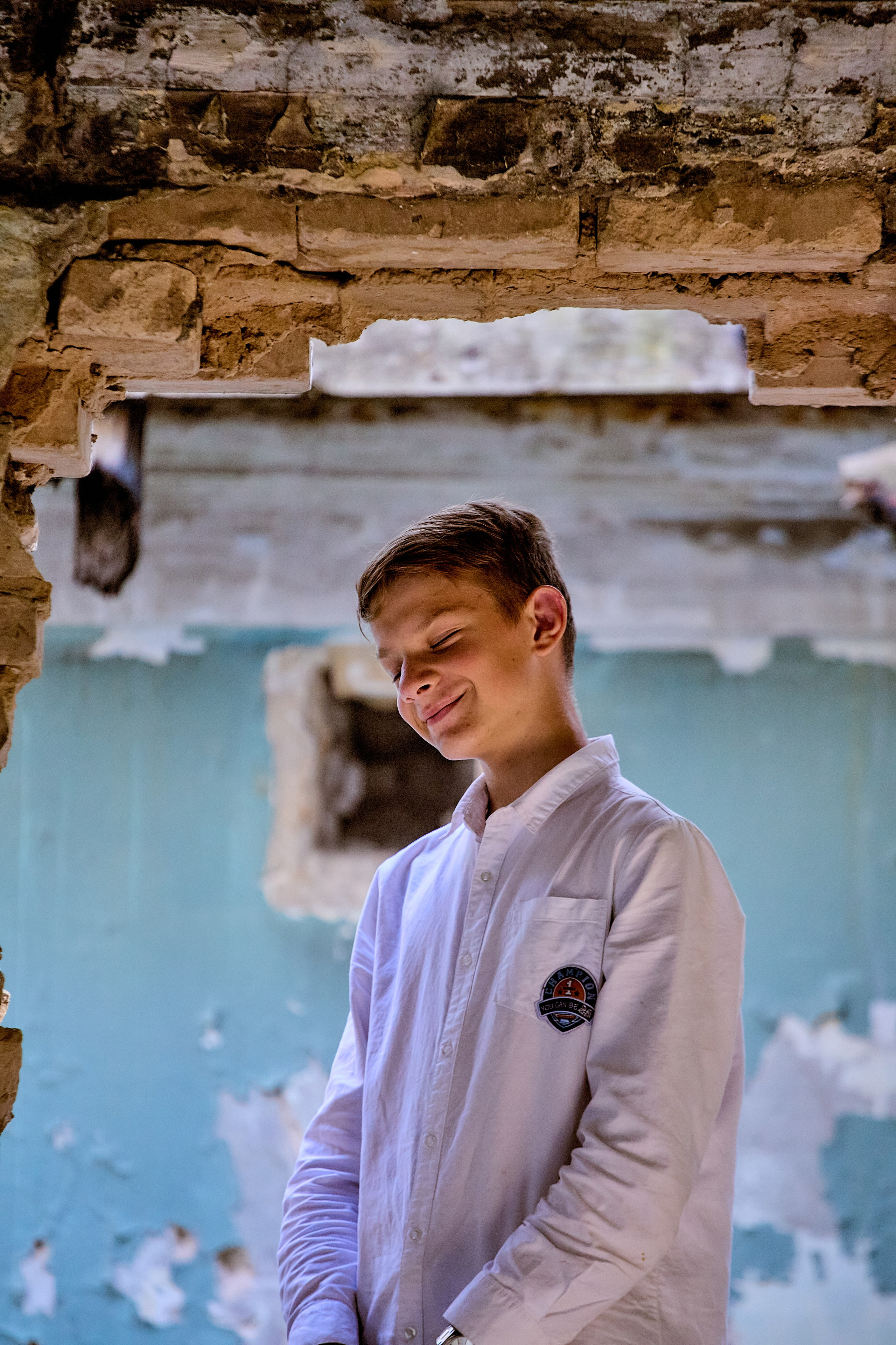 Фотосессия в заброшенном здании