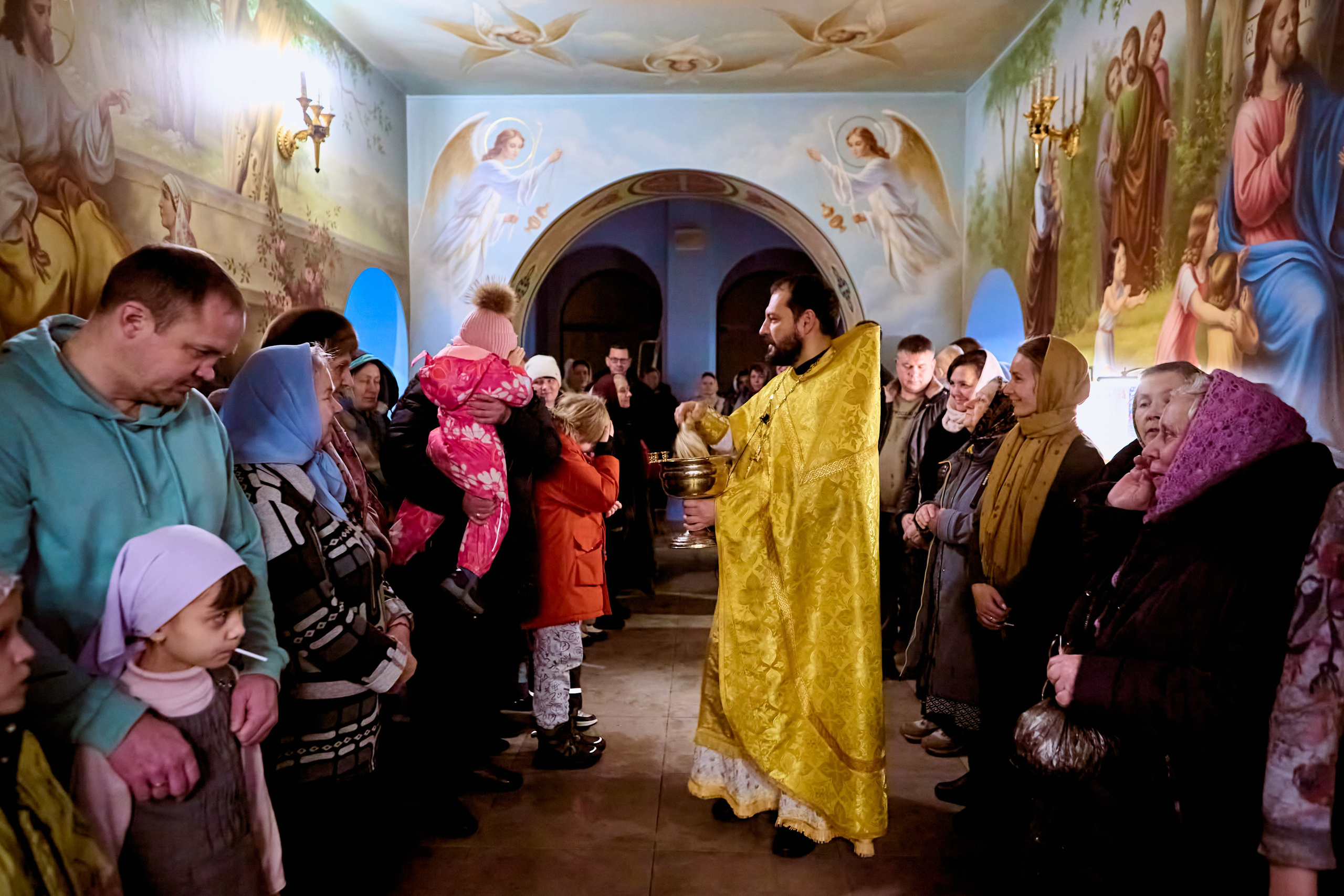 Фотографии во время богослужения