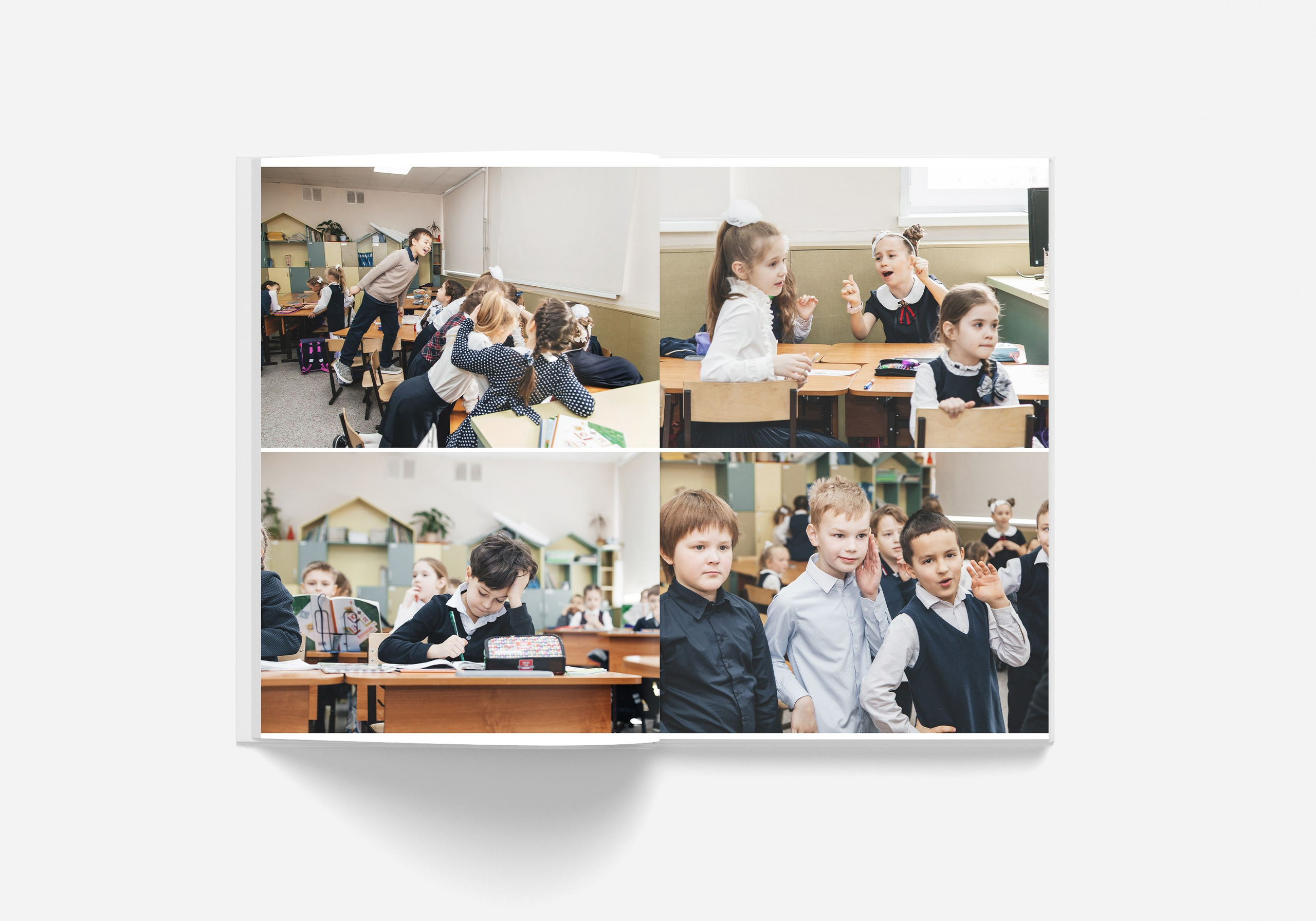 Младшие классы Альбом 10 разворотов (20 страниц). Выпускные альбомы. Зубкова Яна