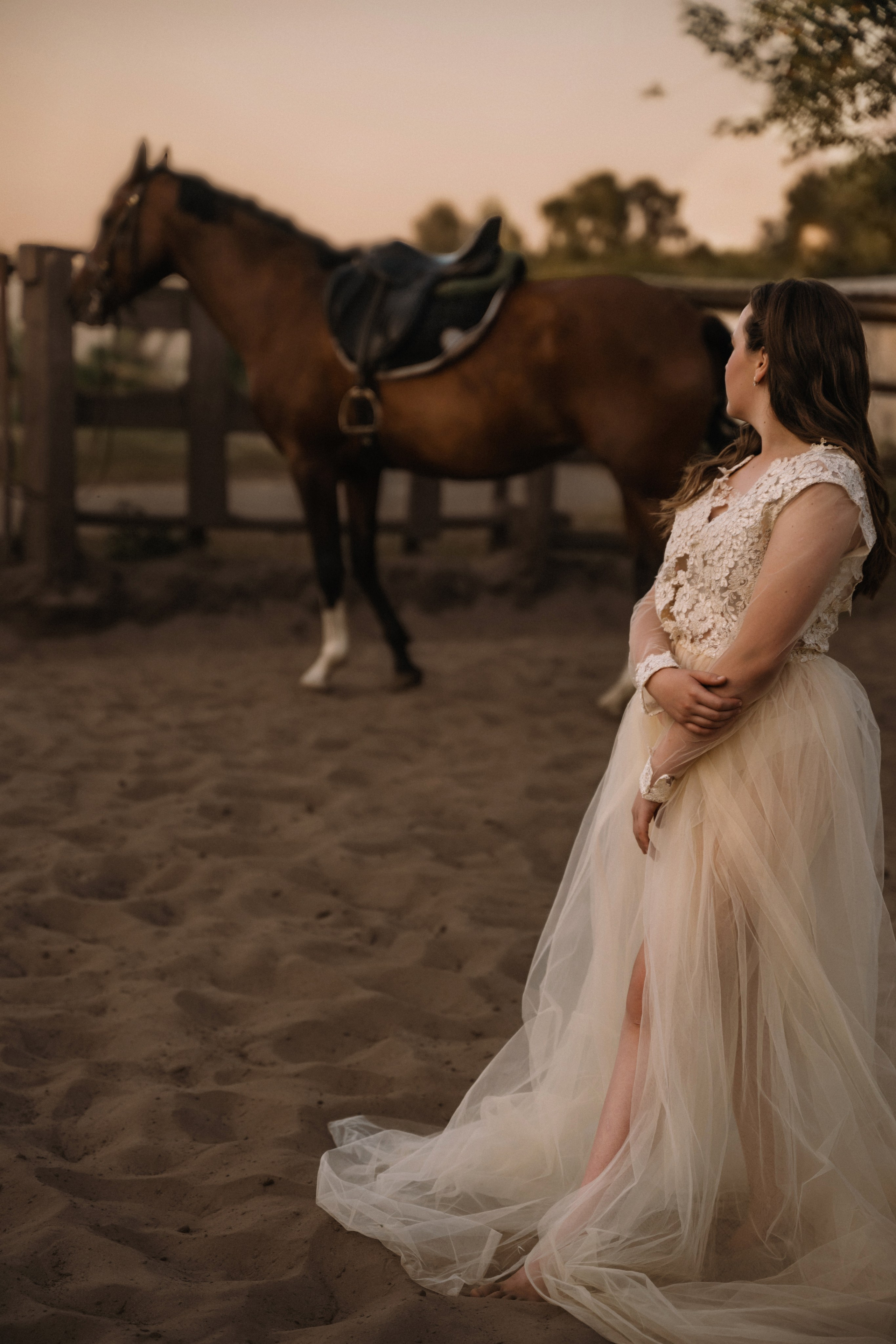 Евгения. Фотосессия с лошадьми. Семейный фотограф в Белгороде Амелина Алина