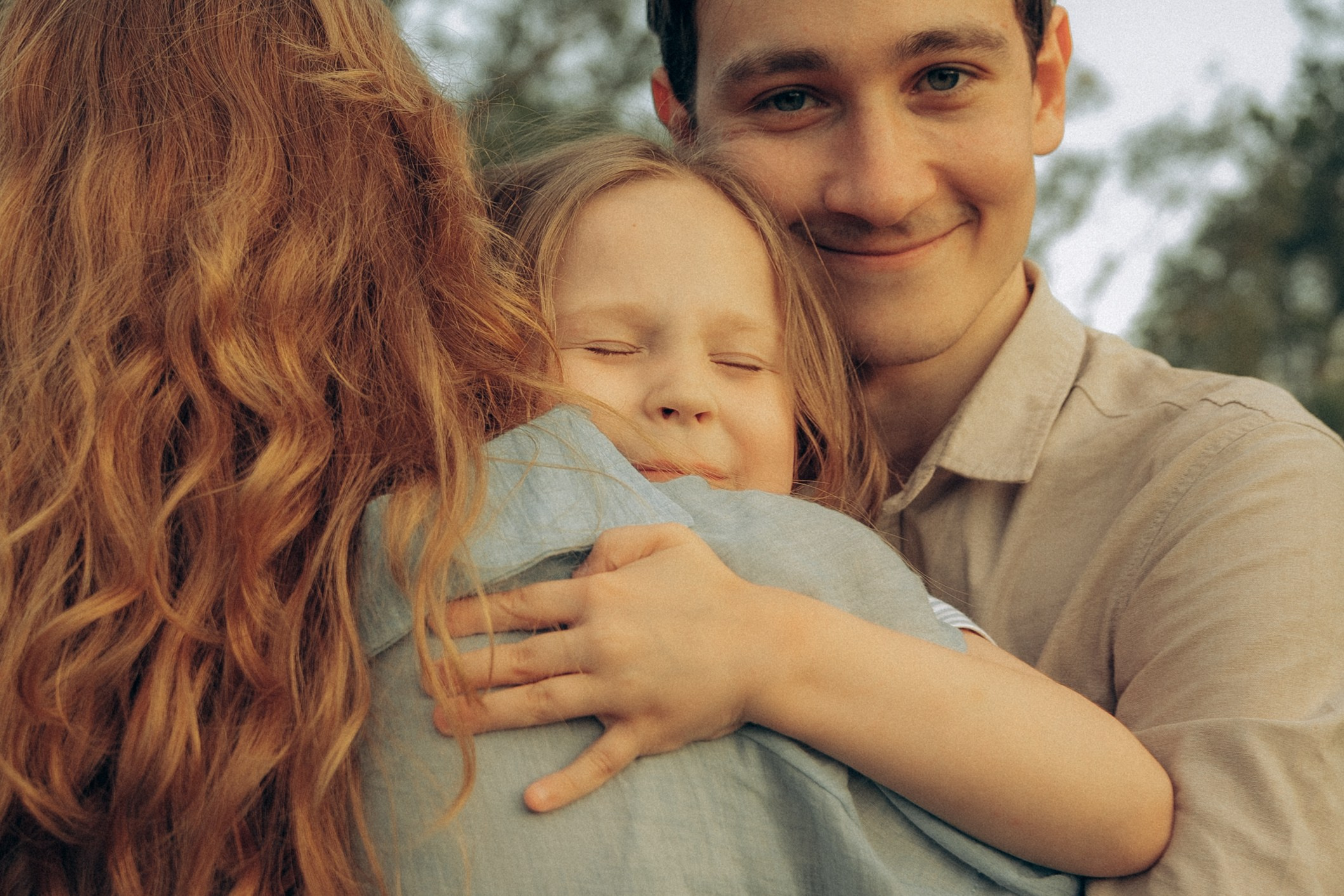 Теплая семейная съемка на природе. Фотограф Мариам Воробьева