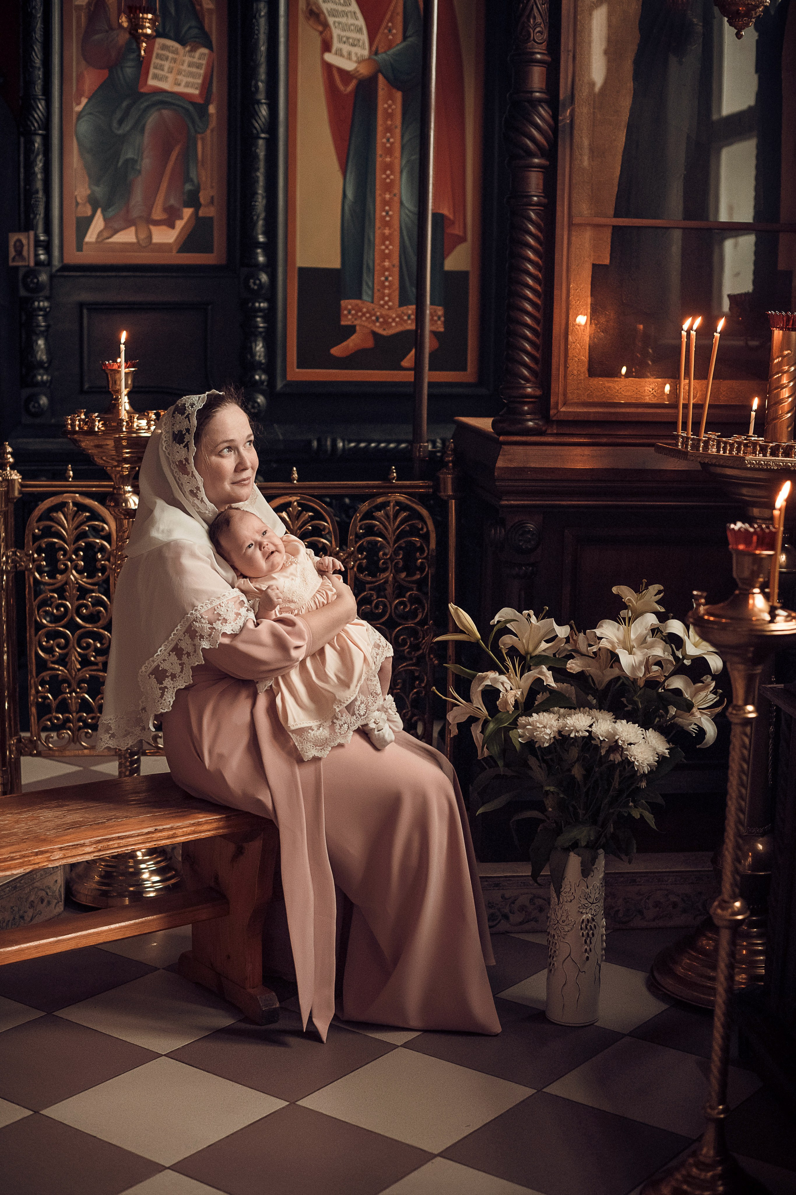 Крещение Елизаветы. Свадебный, семейный и детский фотограф в Москве и области
