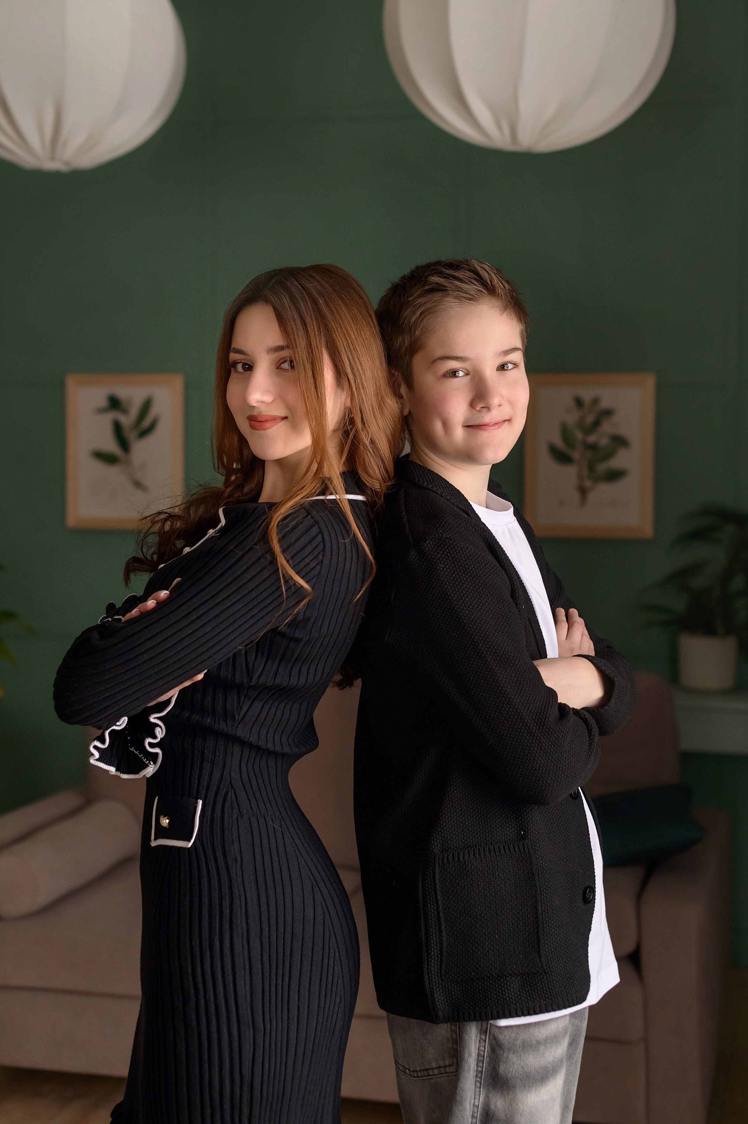 Семейные студийные. Фотограф на Крещение в Санкт-Петербурге