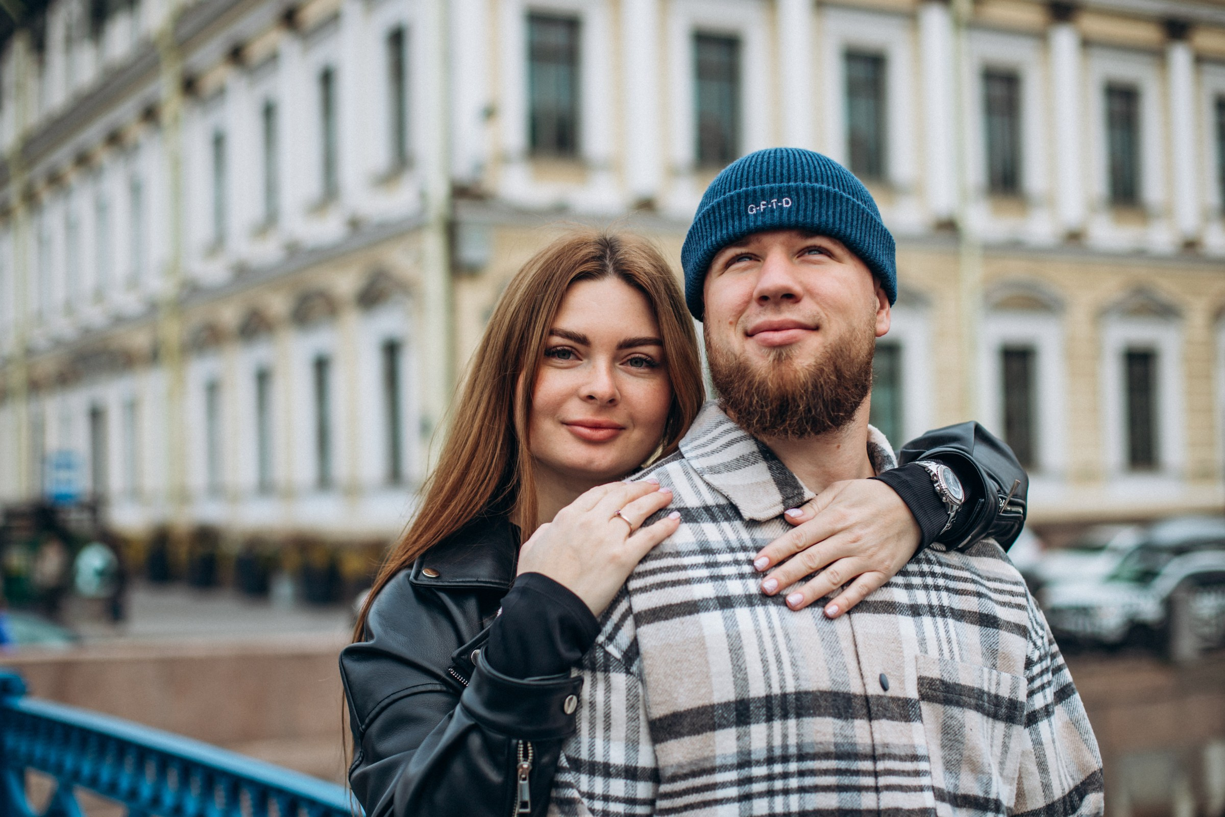 Владимир и Екатерина в октябре. Фотопрогулка в Петербурге. Индивидуальный и семейный фотограф в Санкт-Петербурге