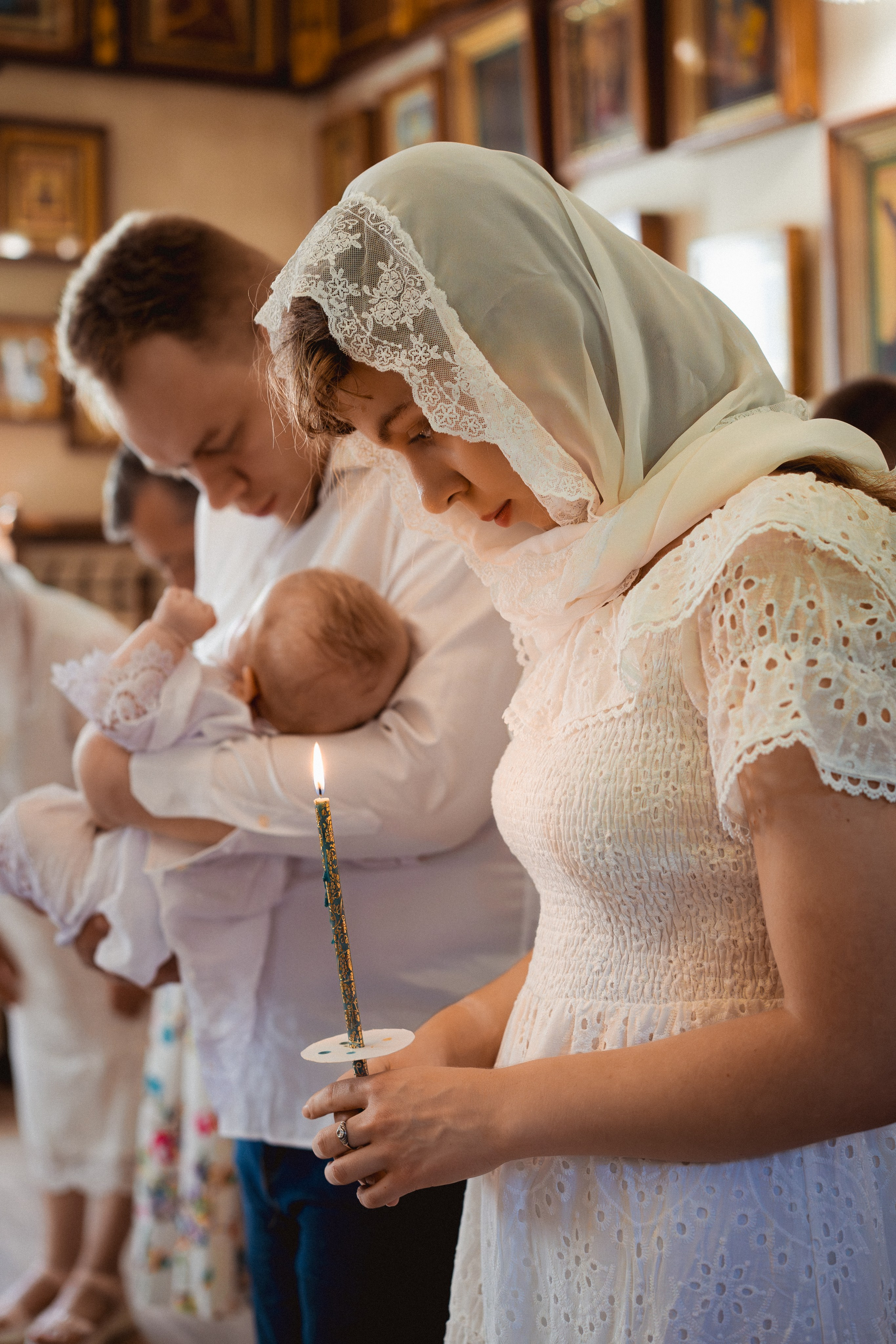 Съемки крещения. Иван Волохов