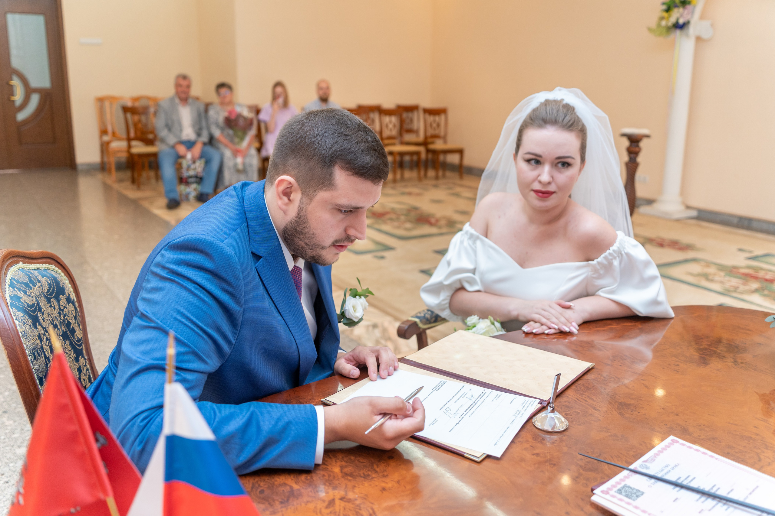 Таня и Андрей. ЗАГС. Репортажный и интерьерный фотограф Александра Солдатова