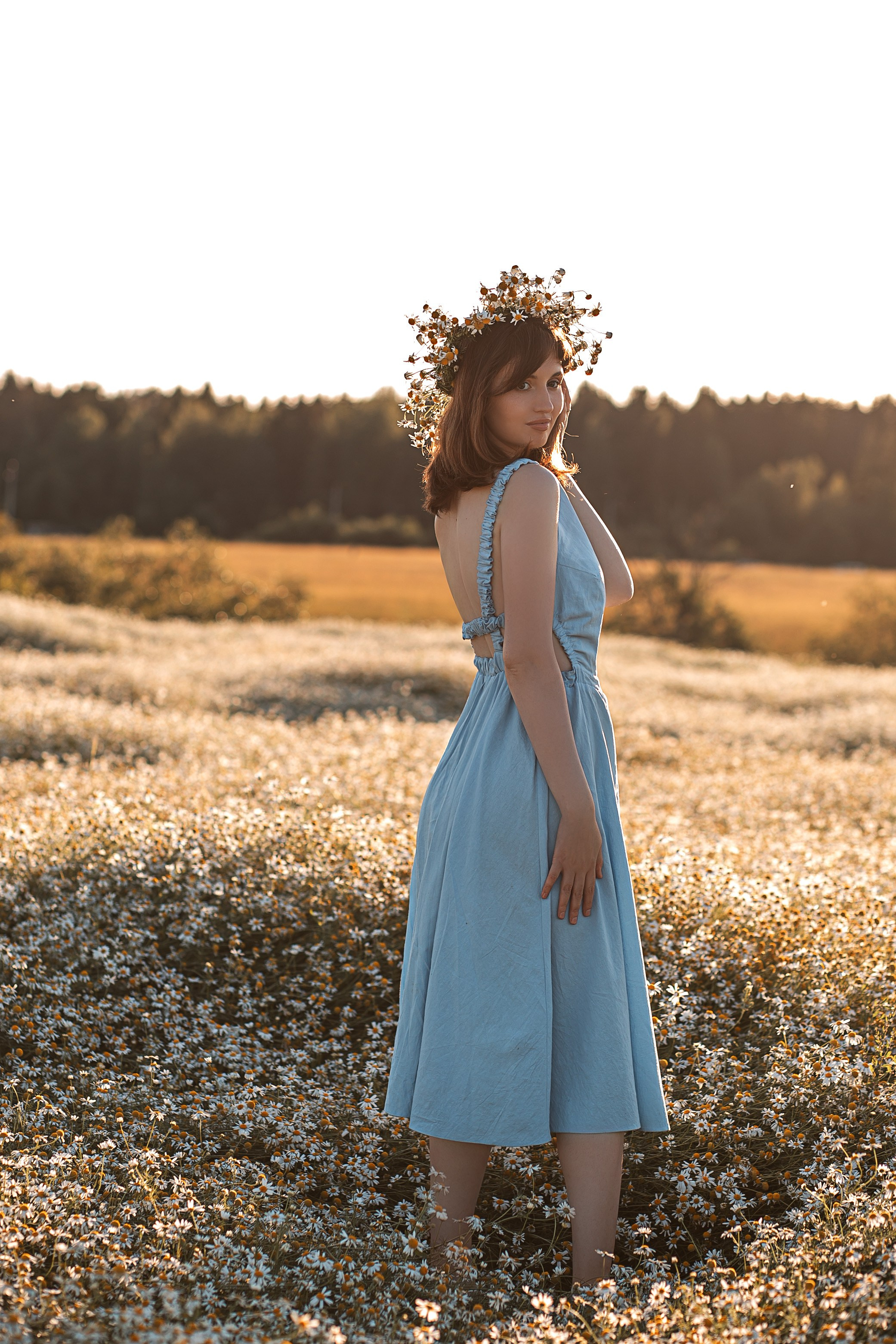 Оксана. Фотодень в ромашках. Свадебный и семейный фотограф в Колпино и СПб Юлия Папанова