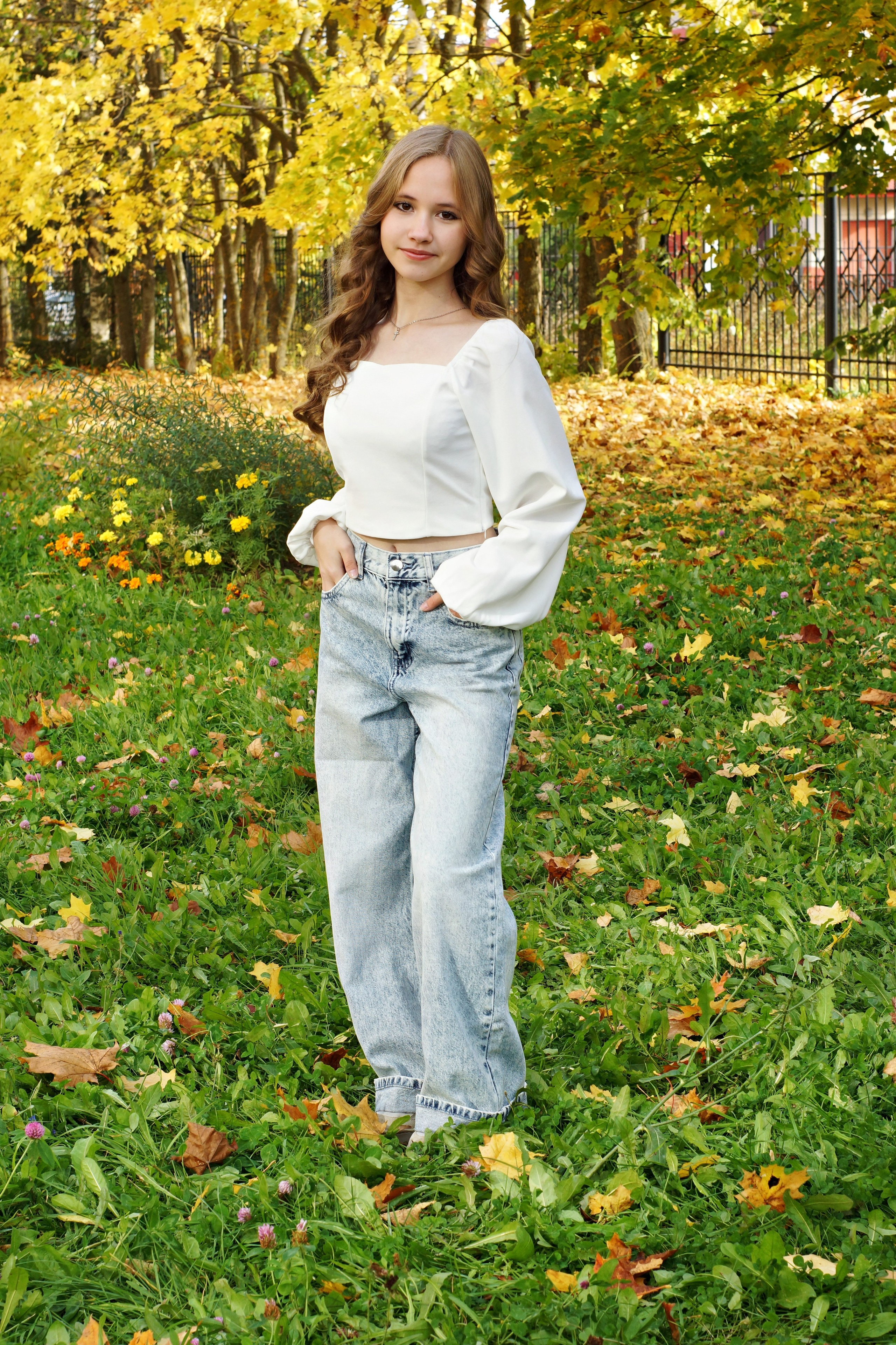 Осенняя фотосессия в школе г. Йошкар-Ола