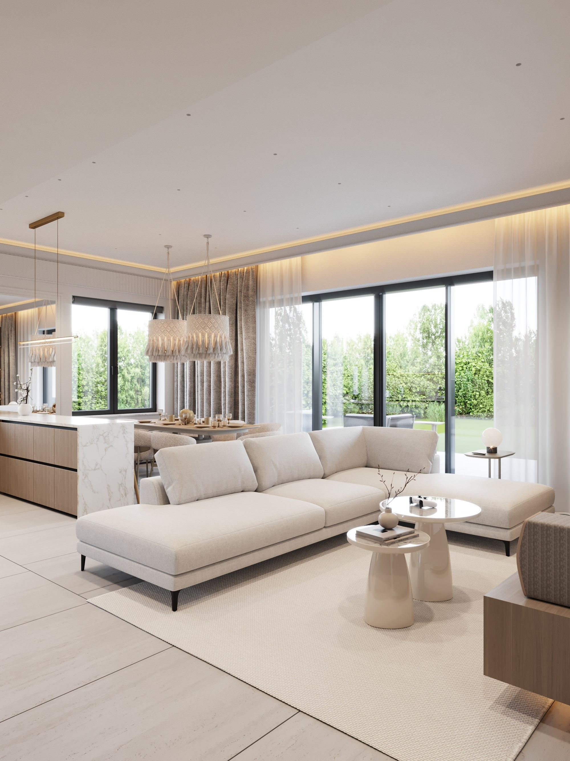 Дом в Раменском. Архитектурные интерьеры