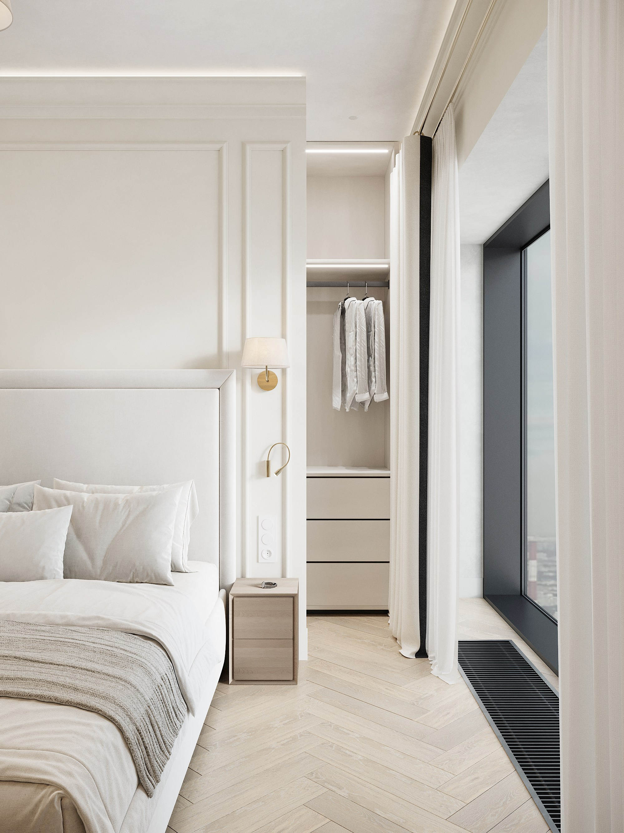 Квартира в ЖК СитиБей. Архитектурные интерьеры