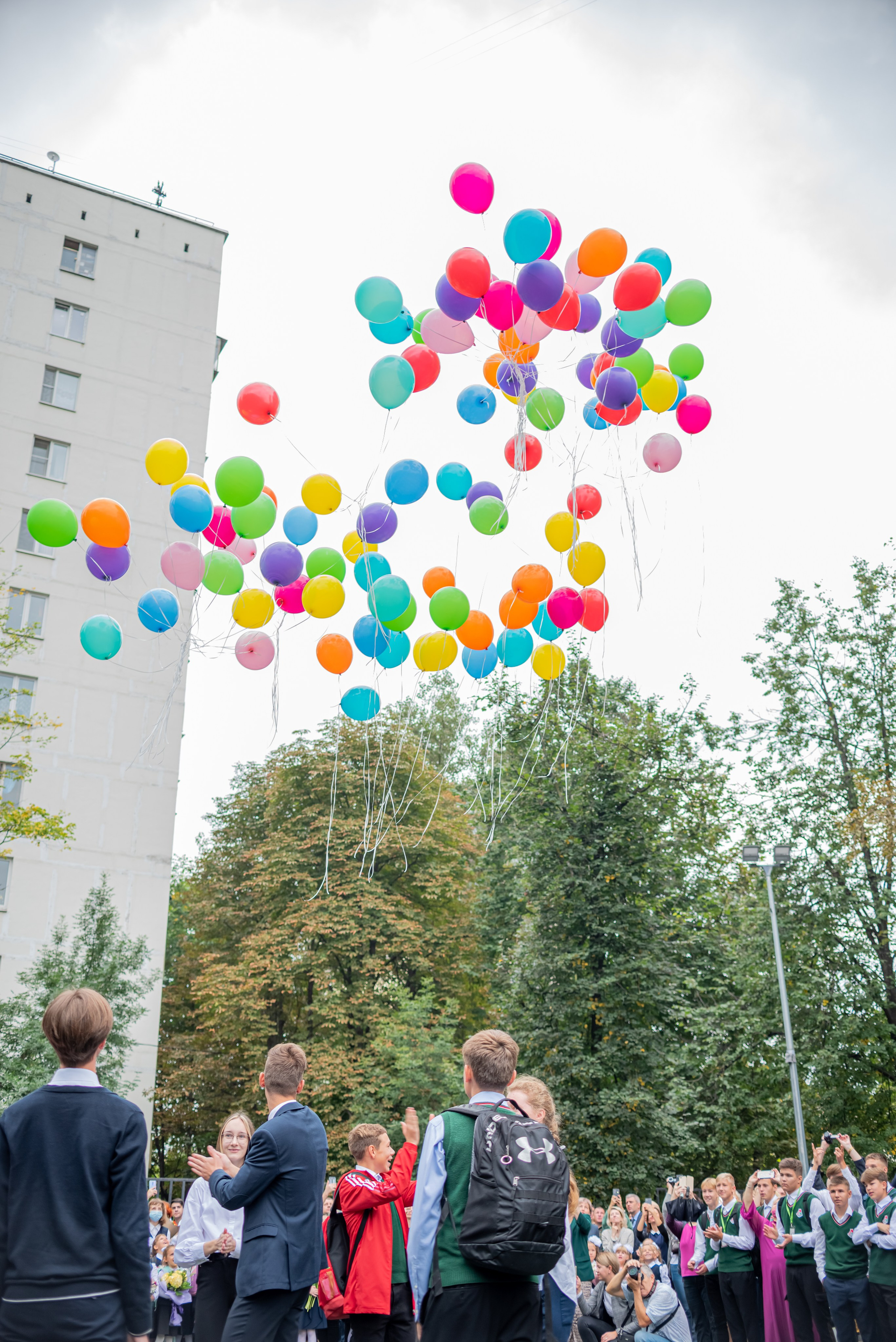 Первый класс, школа 2200, Москва. Свадебный и семейный фотограф Екатерина Пушан. Москва, Балашиха, Железнодорожный, Солнечногорск