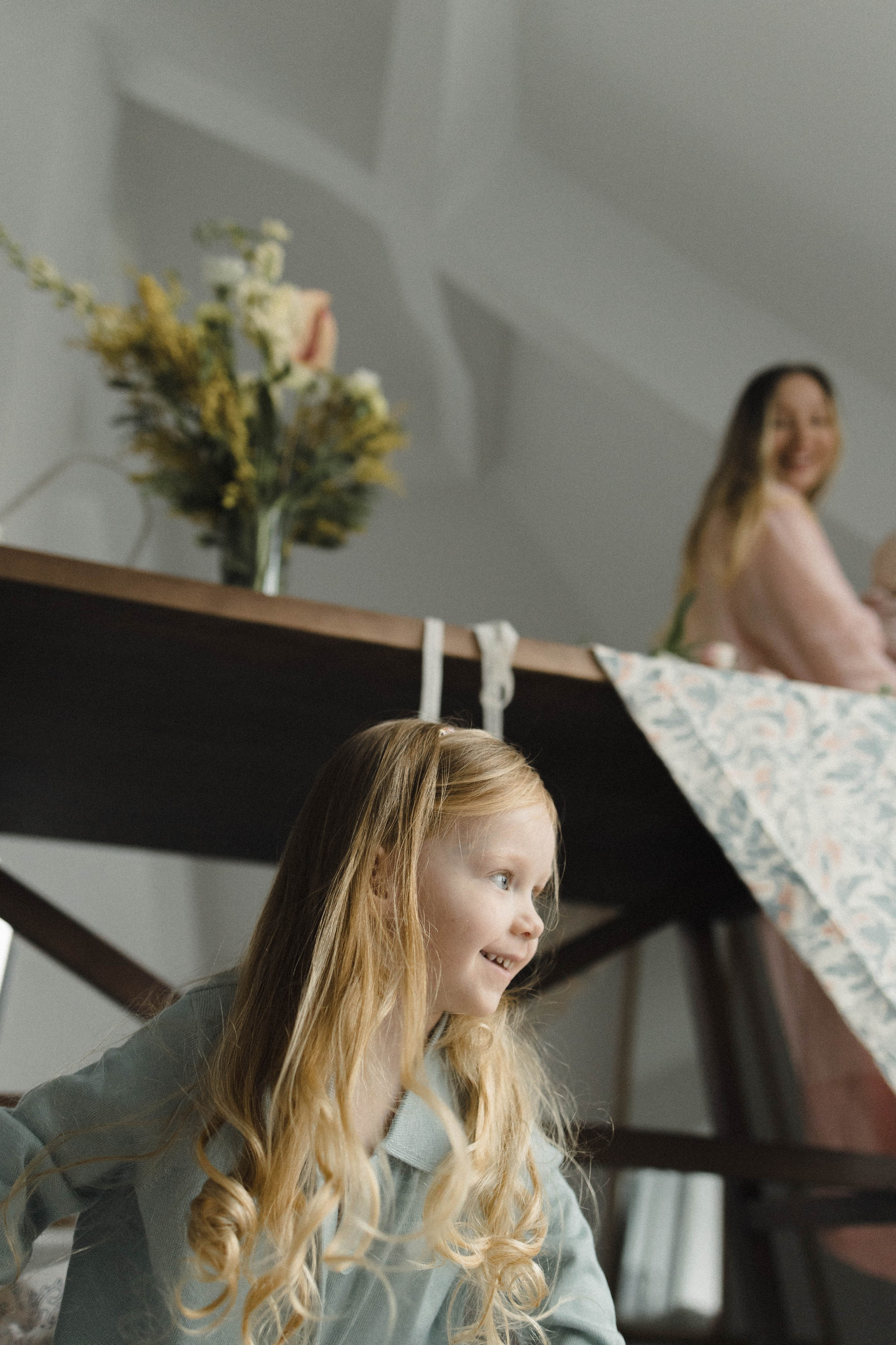 Утро с мамой. Фотография о важном