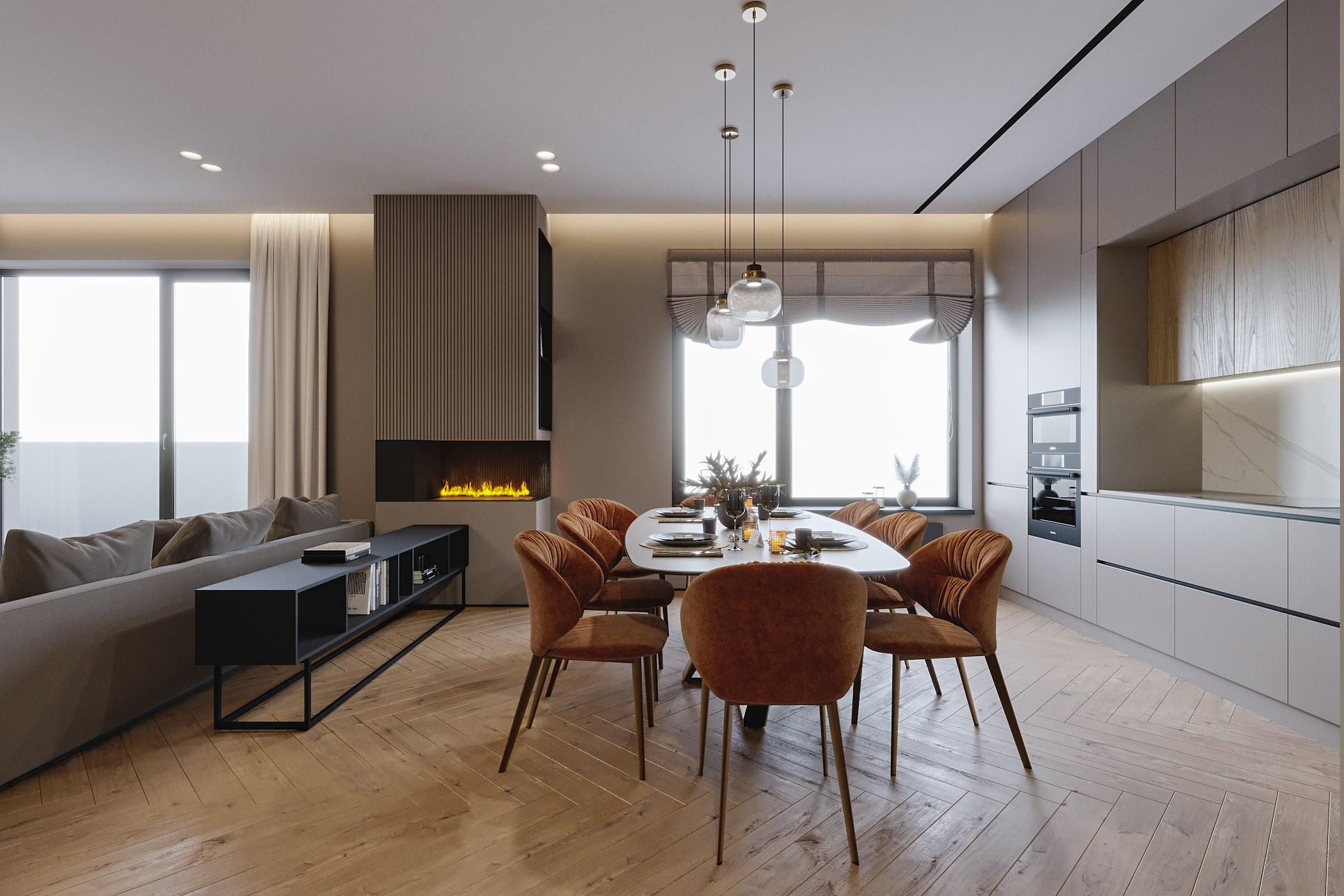 Проект PAOL. Дизайн интерьера в Новосибирске, Мире, Онлайн | Студия дизайна интерьера TWOREZ