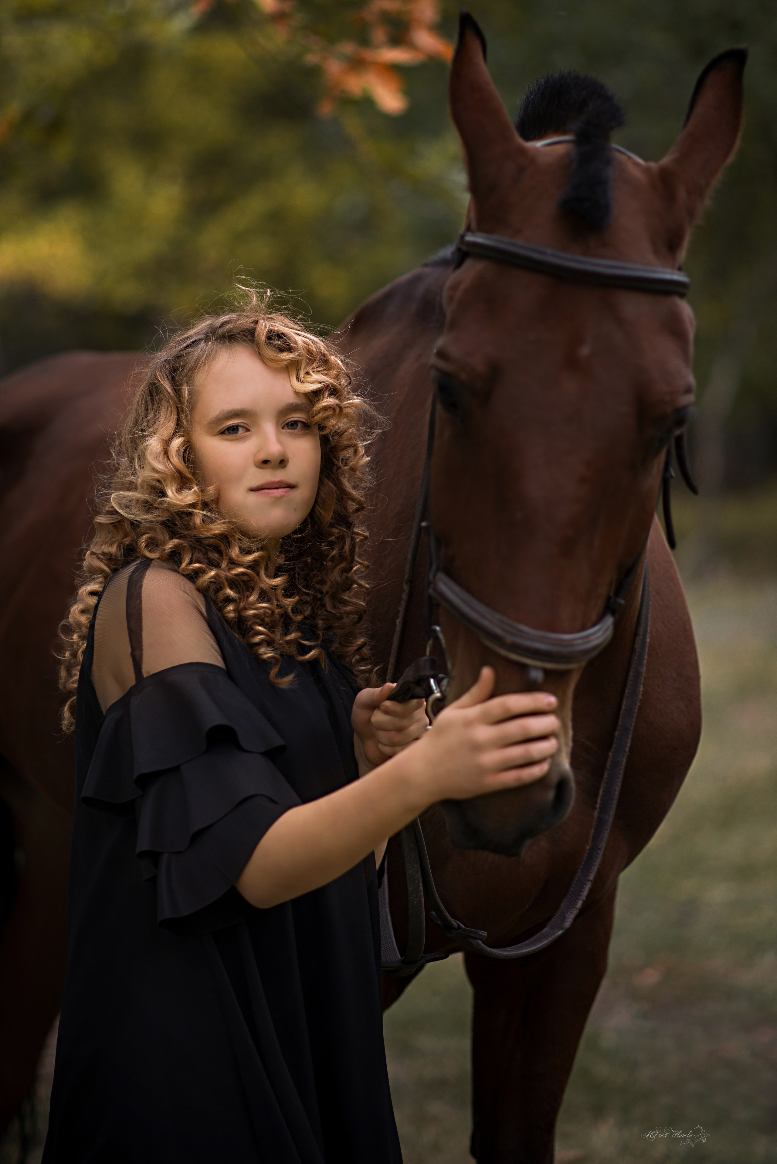 Ангелина и Финист. Конный фотограф в Саратове Юлия Иванова