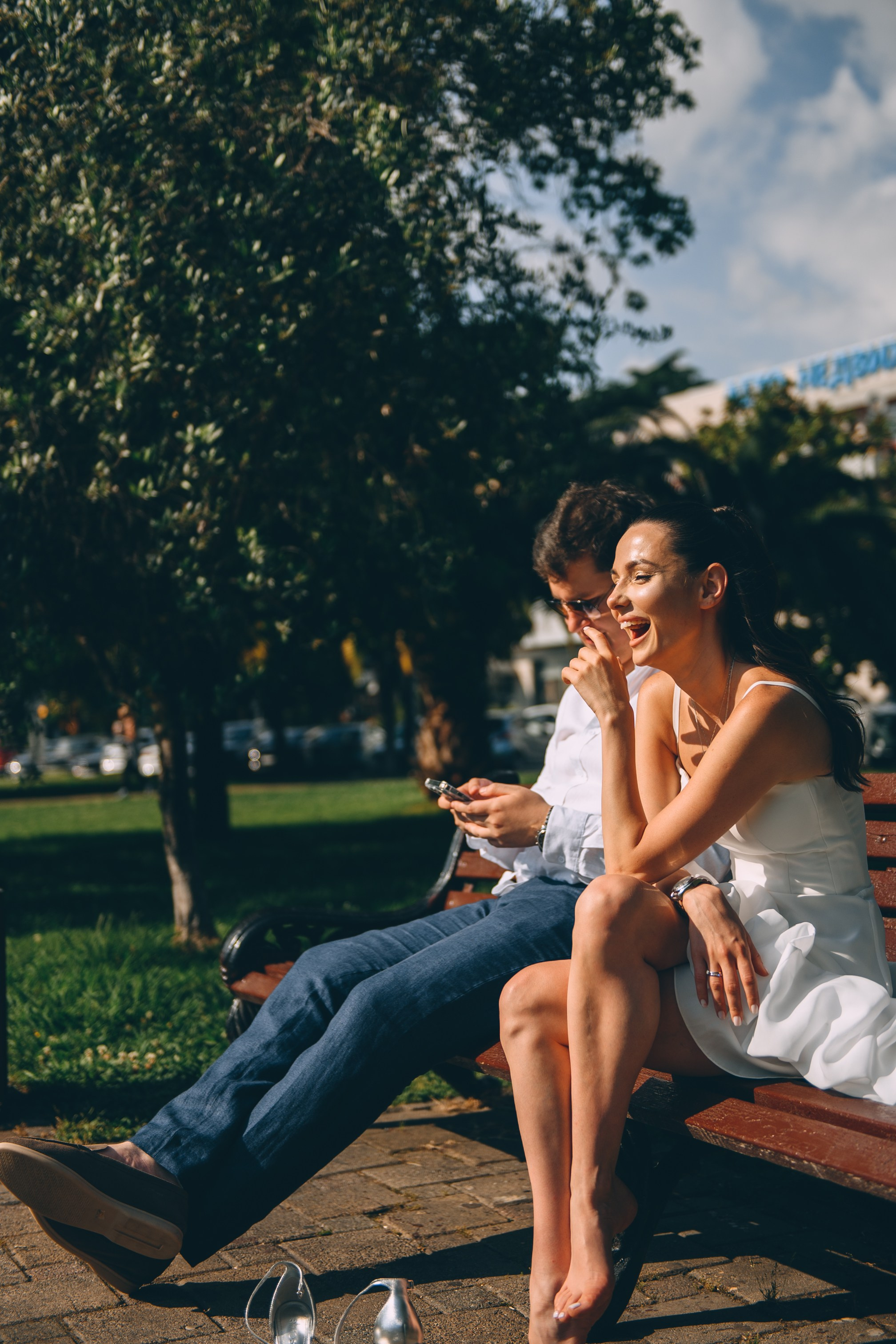 Порт, рыбалка и на самокате в загс. Свадебный и семейный фотограф София Невская