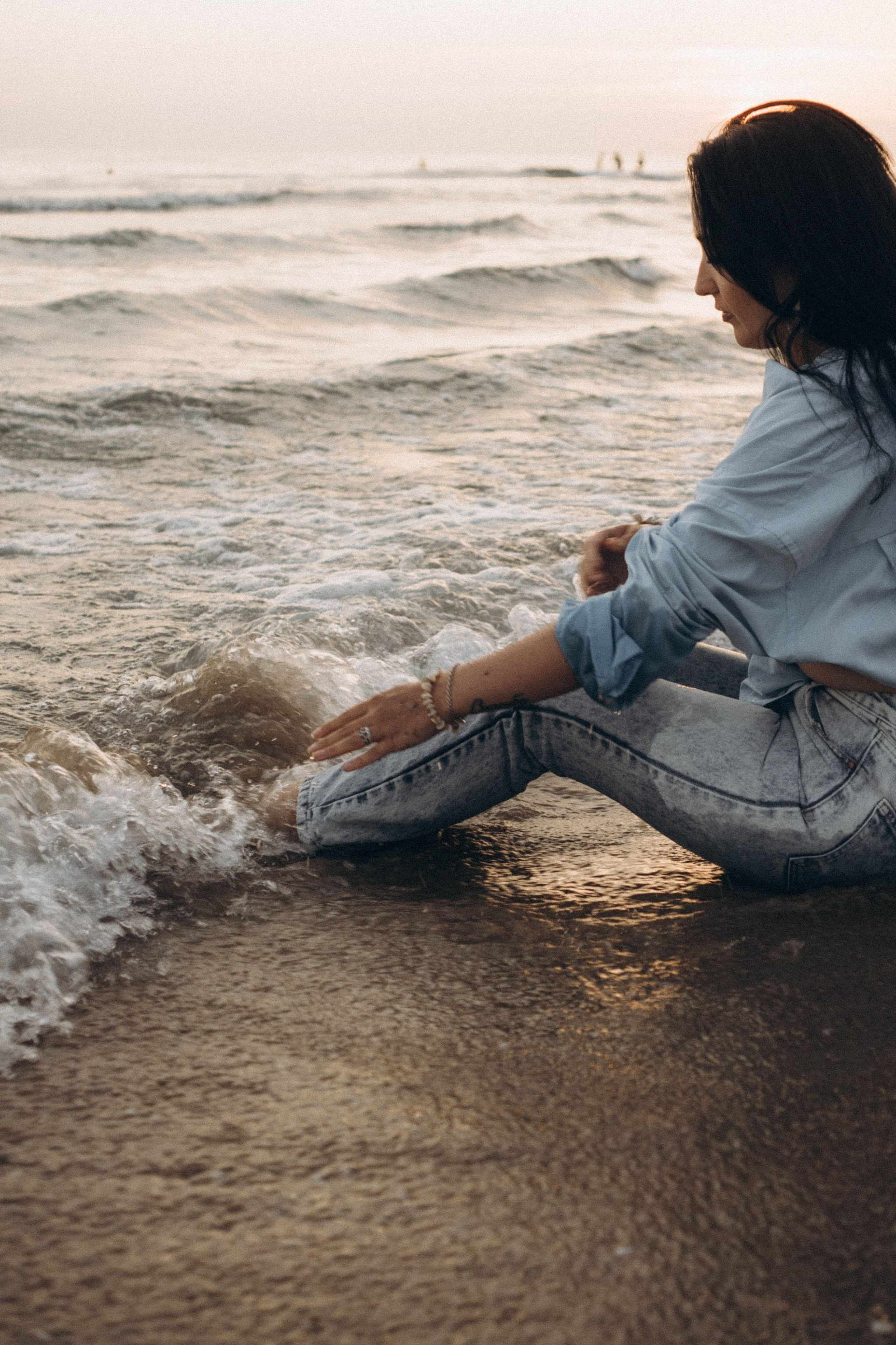 Июльский вечер на берегу черного моря. Профессиональный фотограф, Санкт-Петербург — Виктория Богомолова