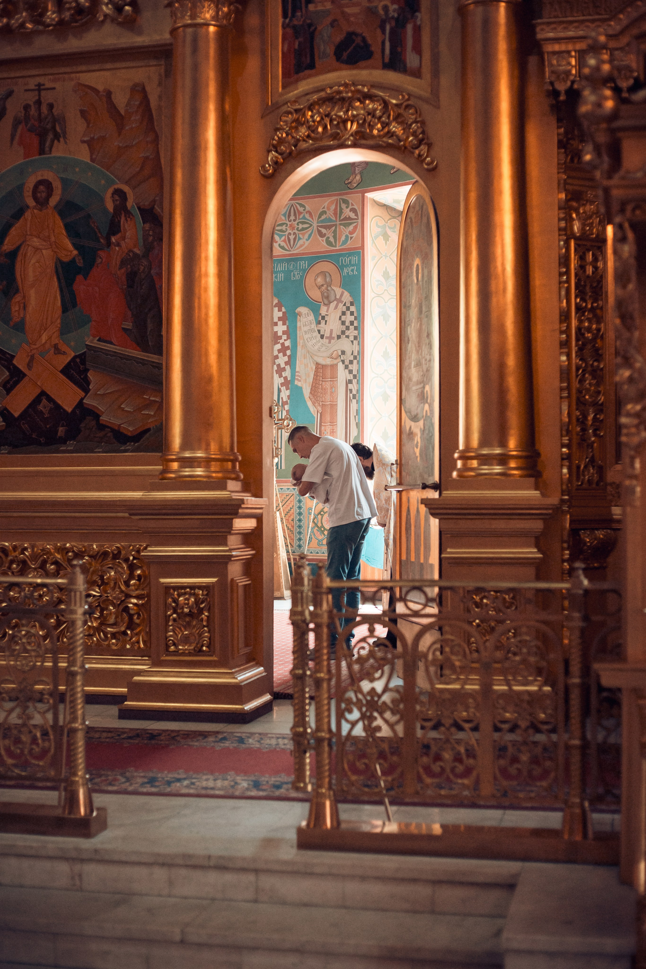 Крещение Дмитрия в Свято-Троицком кафедральном соборе Калуги