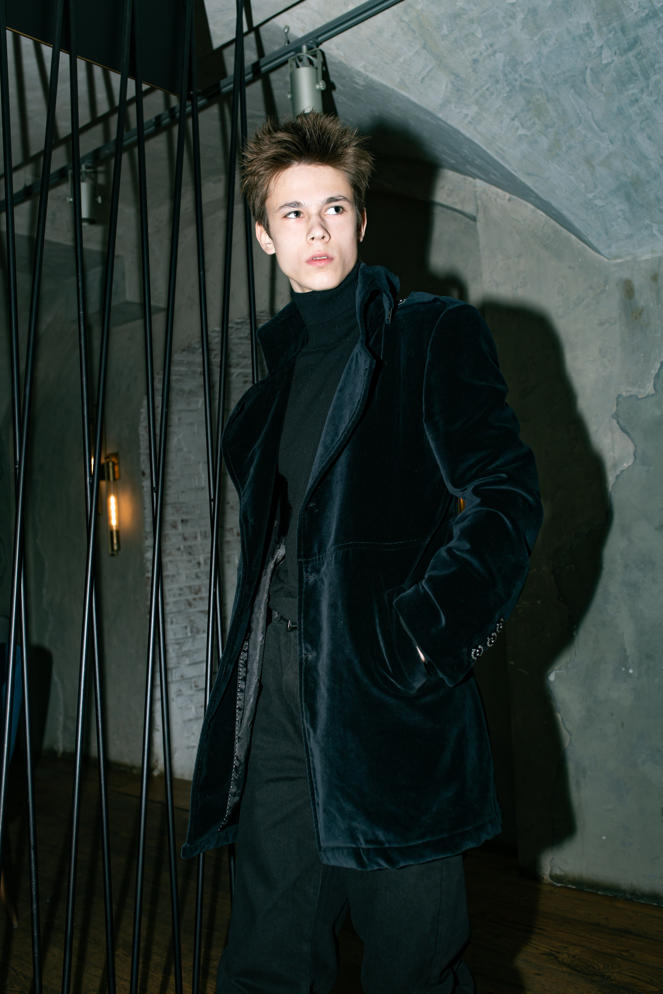 Зимняя фотосессия Саши Алексеева. Фотограф в Москве Анна Яковлева