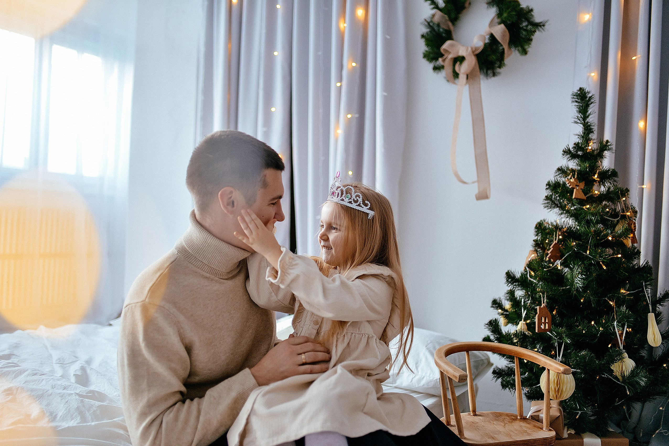 Семейная новогодняя фотосессия в Краснообске. Фотограф Дарья Едапина Новосибирск