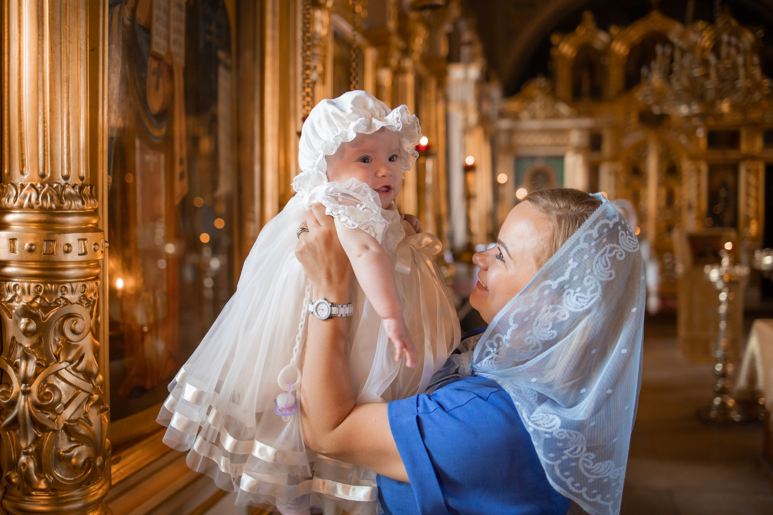 Таинство Крещения (постановочная съемка). Moscow_CPC
