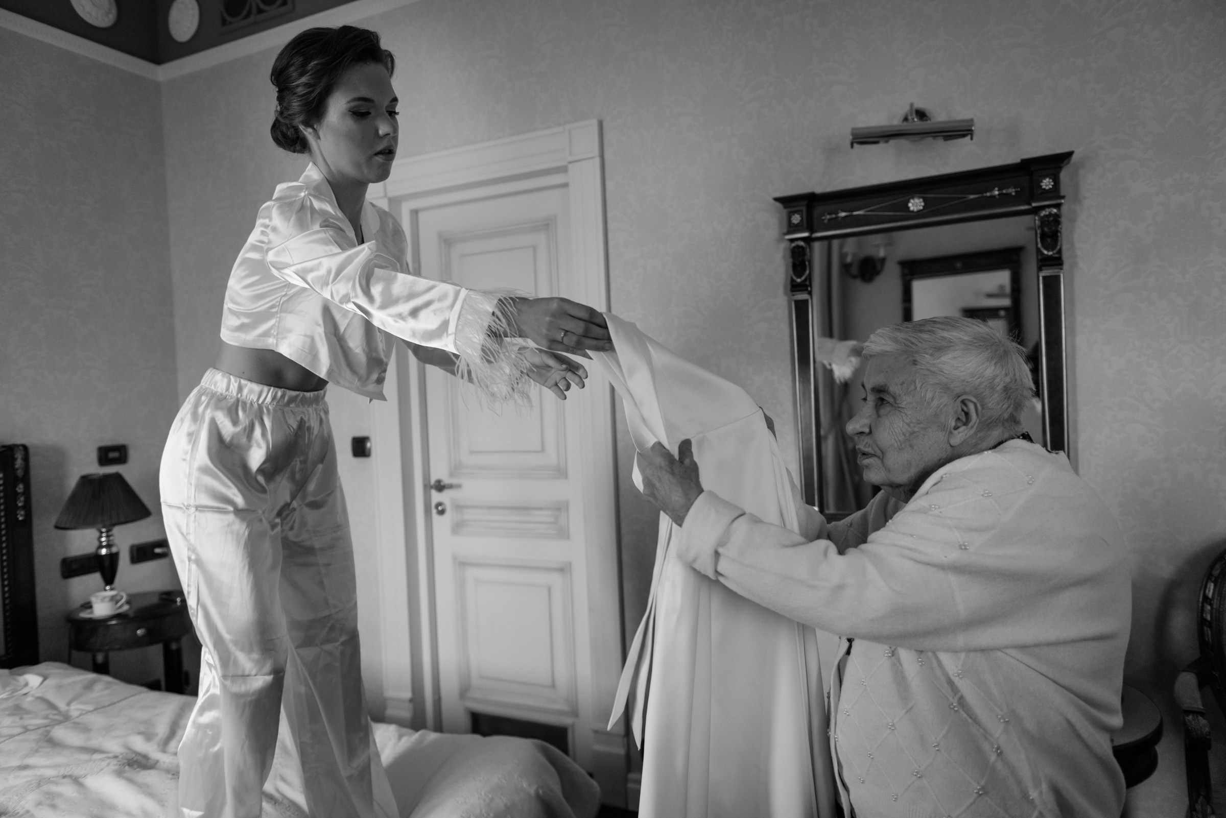 сборы невесты в отеле талион