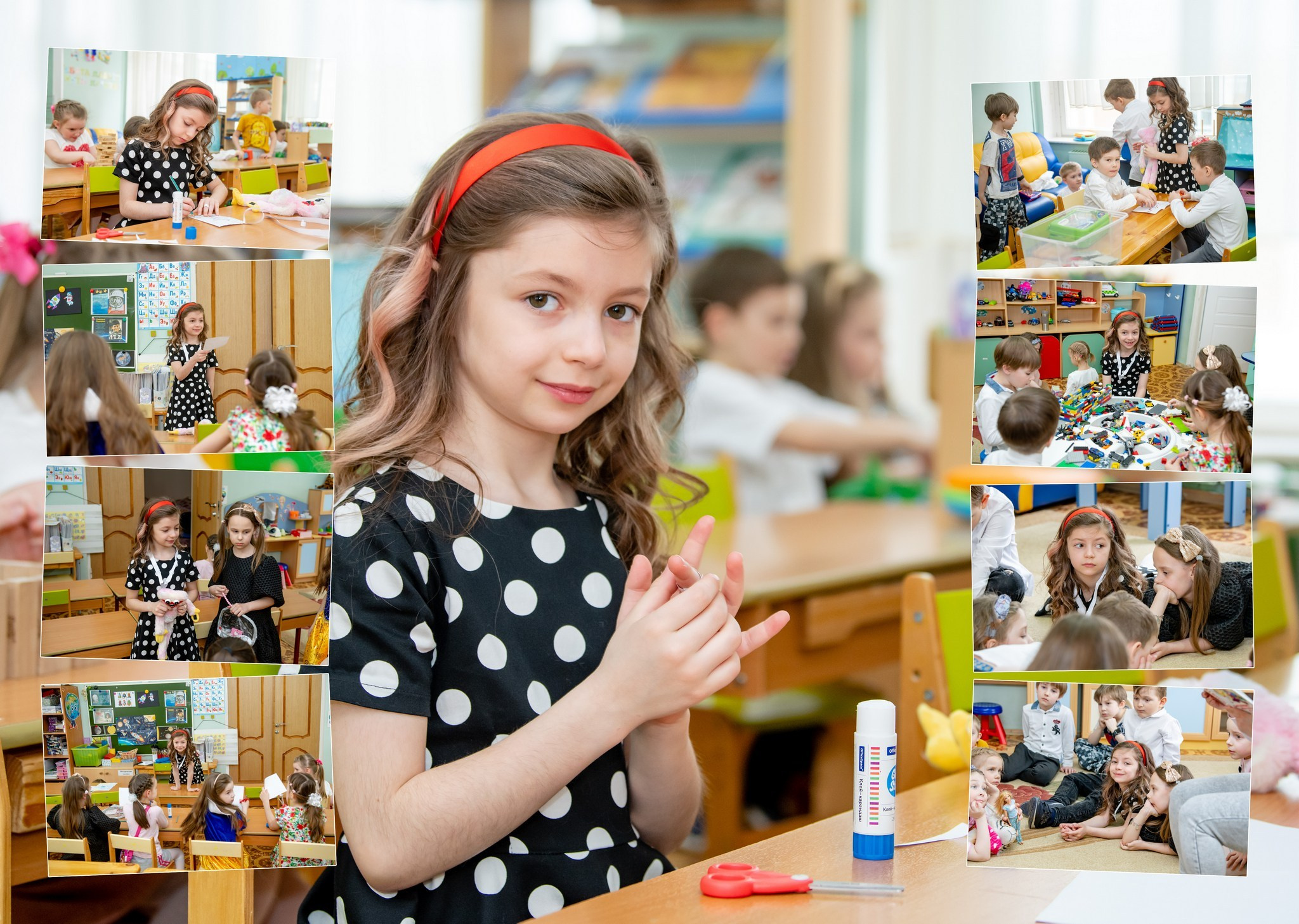 Альбом Стандарт А4 5 разворотов для детского сада. Профессиональная репортажная фотосъёмка, создание выпускных альбомов
