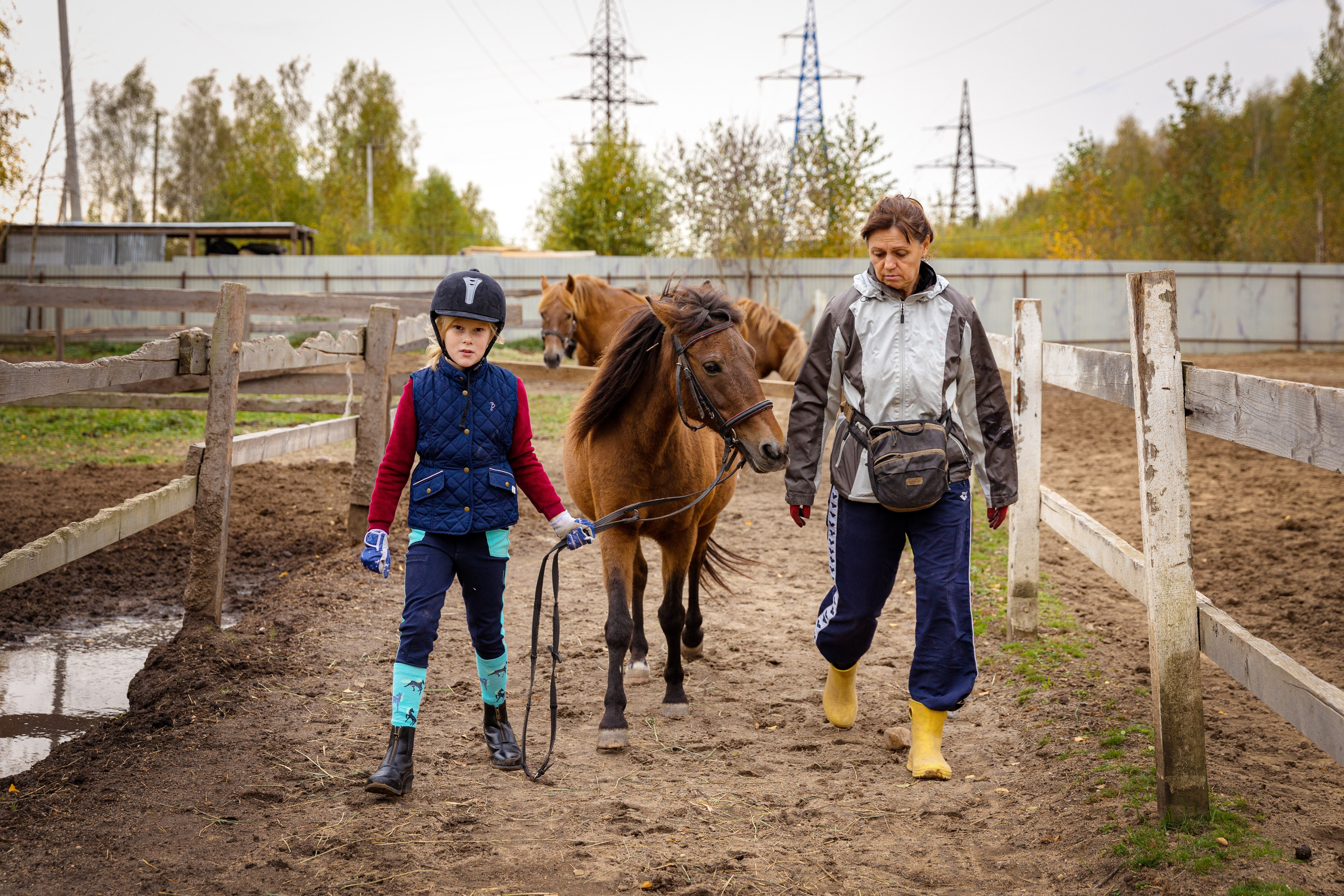 Конная тренировка Анастасии