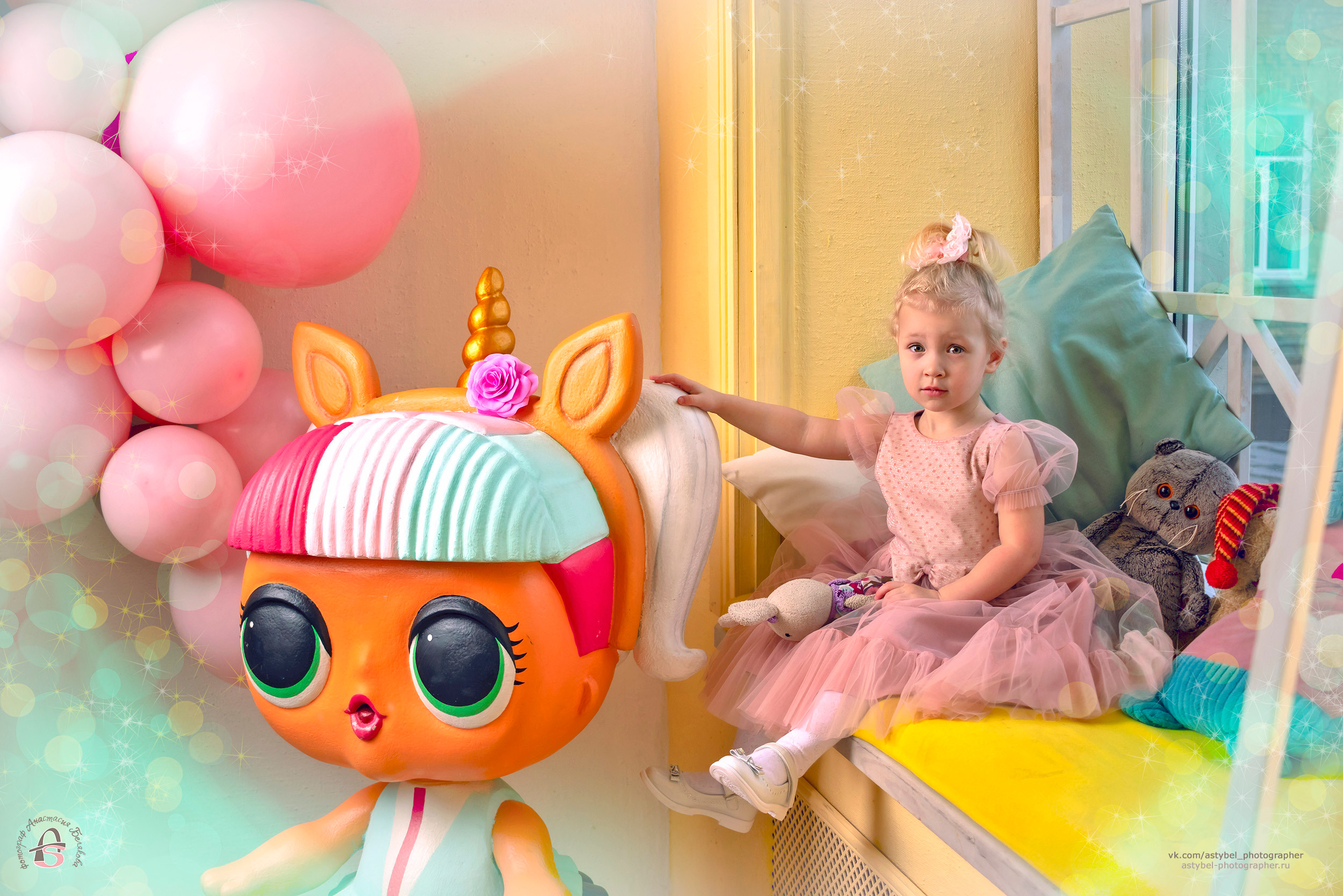 Семейная фотосессия в честь Дня Рождения дочери :) Фотосессия проходила в фотостудии "Poligon" в детском фотозале. 24 января 2021 года. Модели: Алина. Фотограф: Анастасия Белякова