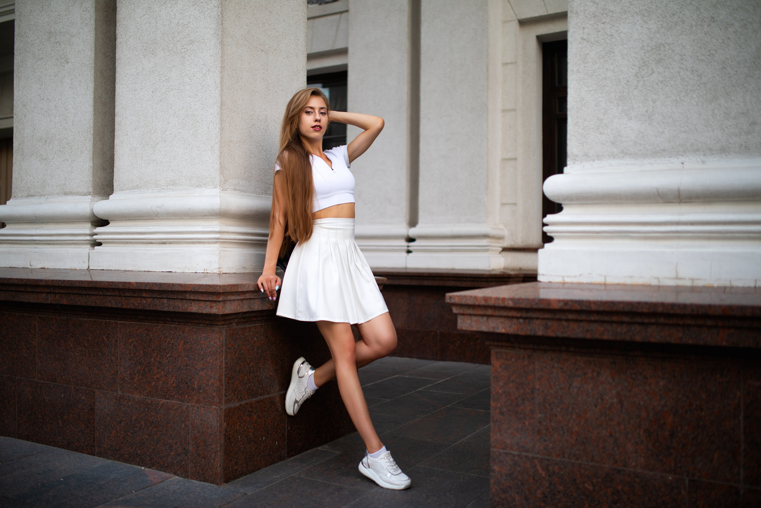 Прогулочный фотосет с Викторией на улицах Воронежа для «себя»