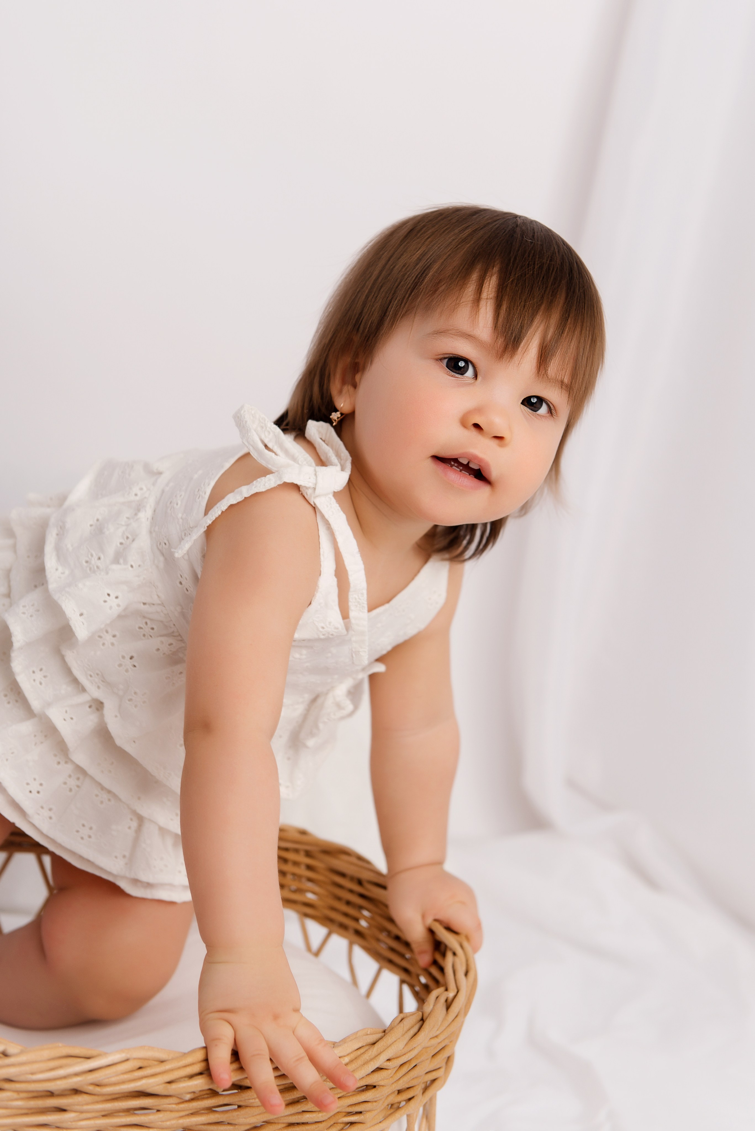 Малышке 1,5 месяца. Детский фотограф в Долгопрудном и Москве